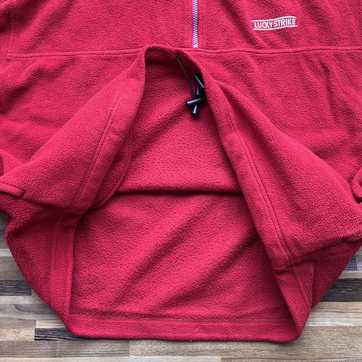 Japanese Brand × Vintage Lucky Strike Racing Fleece Sweater Japanese Size US L / EU 52-54 / 3 - 9 Thumbnail