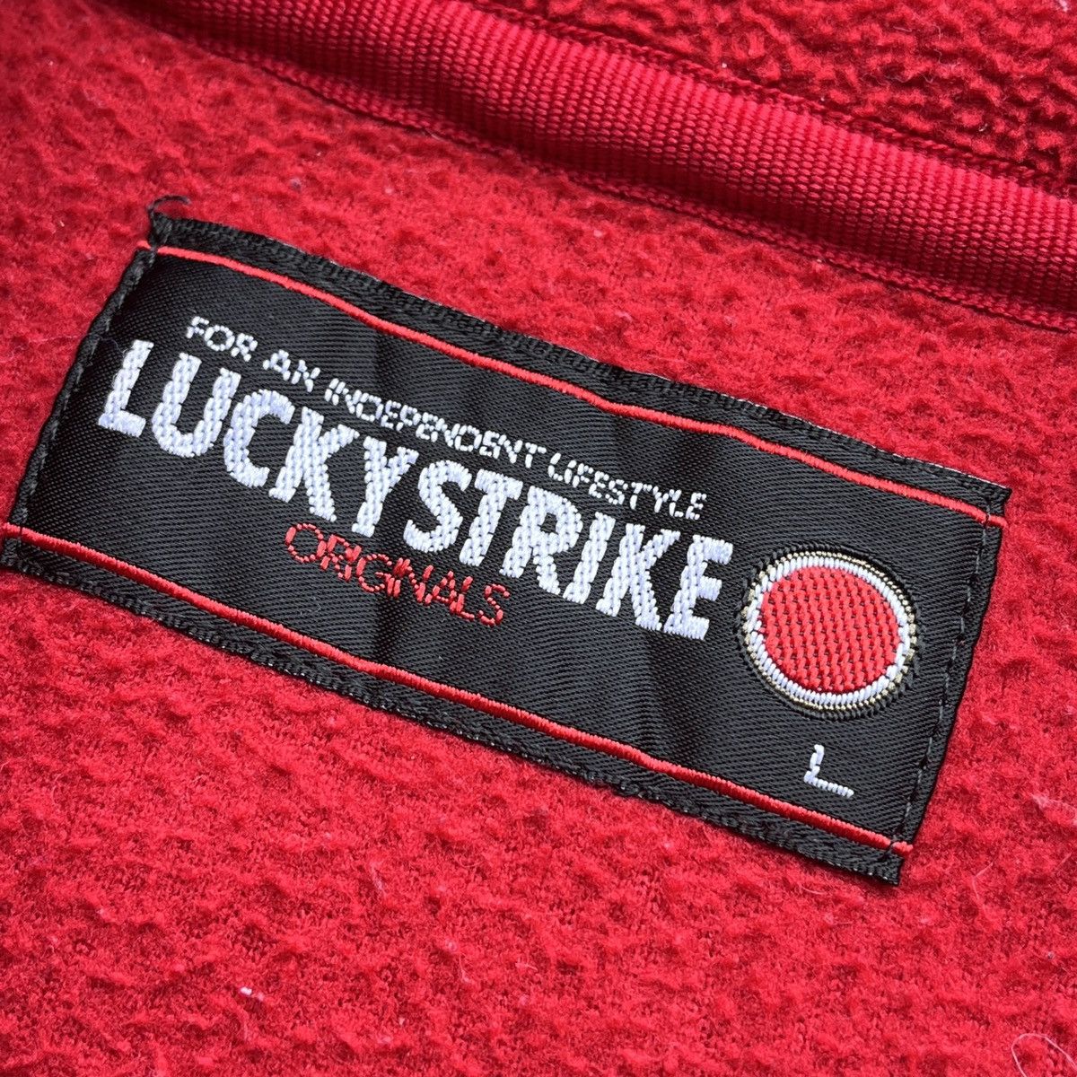 Japanese Brand × Vintage Lucky Strike Racing Fleece Sweater Japanese Size US L / EU 52-54 / 3 - 7 Thumbnail