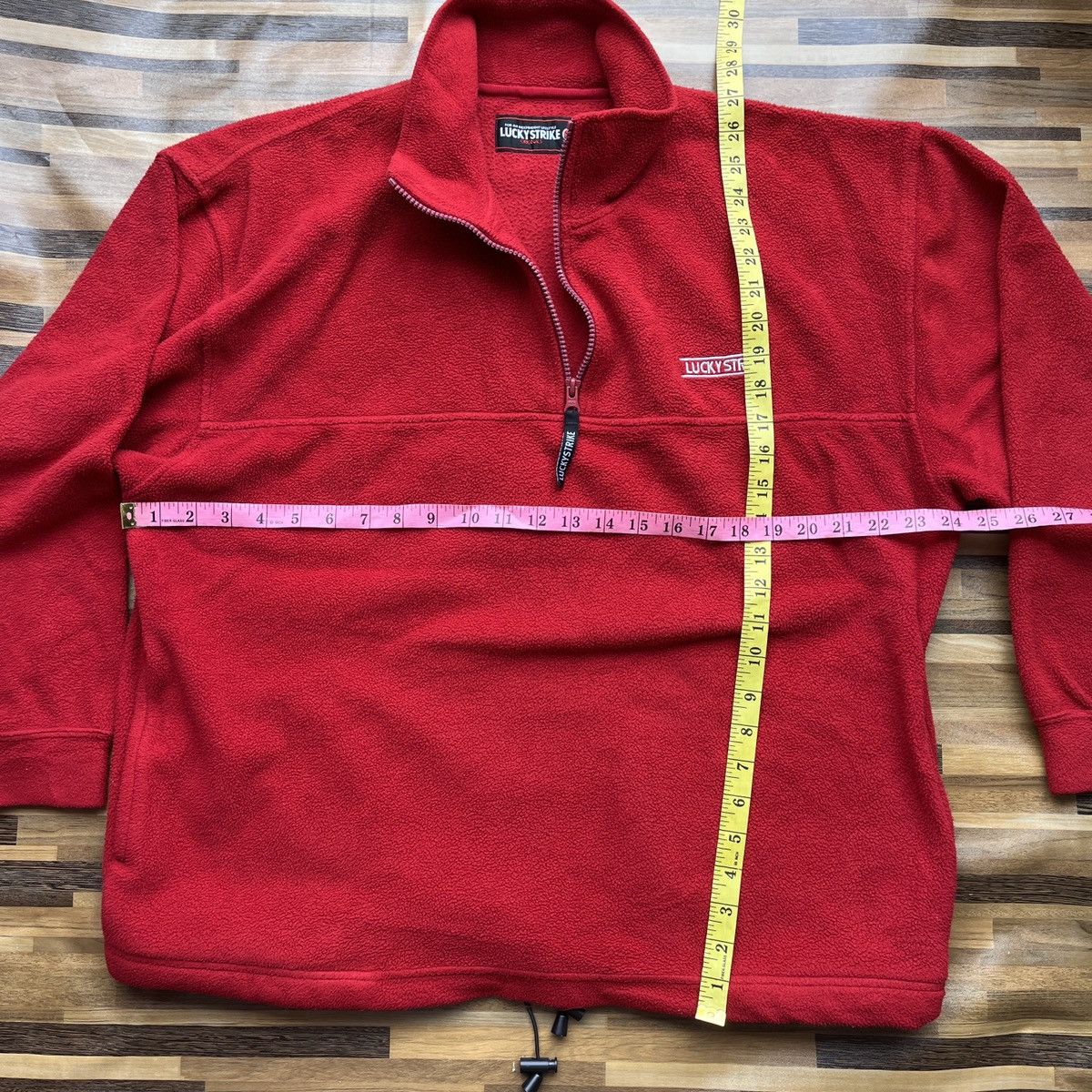 Japanese Brand × Vintage Lucky Strike Racing Fleece Sweater Japanese Size US L / EU 52-54 / 3 - 3 Thumbnail