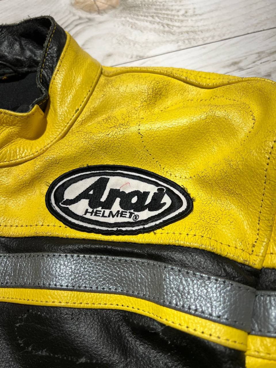 Vintage Vintage Lucky Strike Racing Biker Leather Jacket Motorcycle Size US S / EU 44-46 / 1 - 5 Thumbnail
