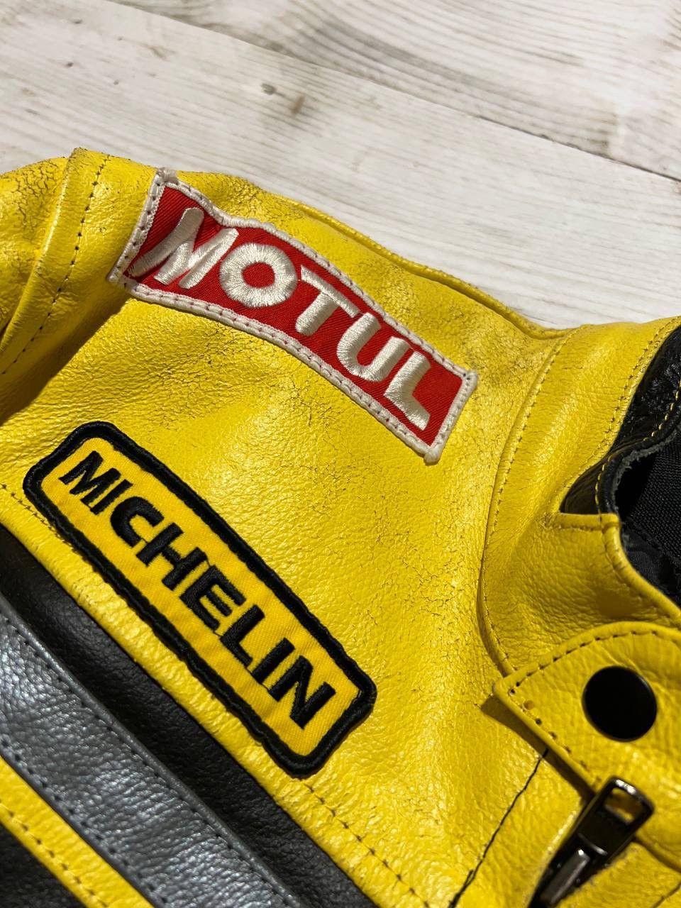 Vintage Vintage Lucky Strike Racing Biker Leather Jacket Motorcycle Size US S / EU 44-46 / 1 - 4 Thumbnail