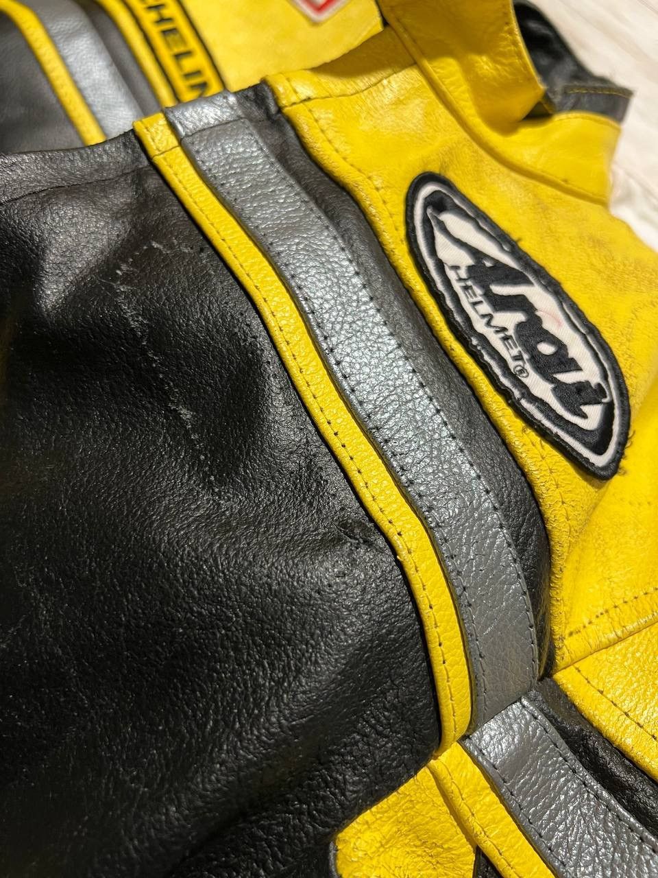 Vintage Vintage Lucky Strike Racing Biker Leather Jacket Motorcycle Size US S / EU 44-46 / 1 - 15 Thumbnail