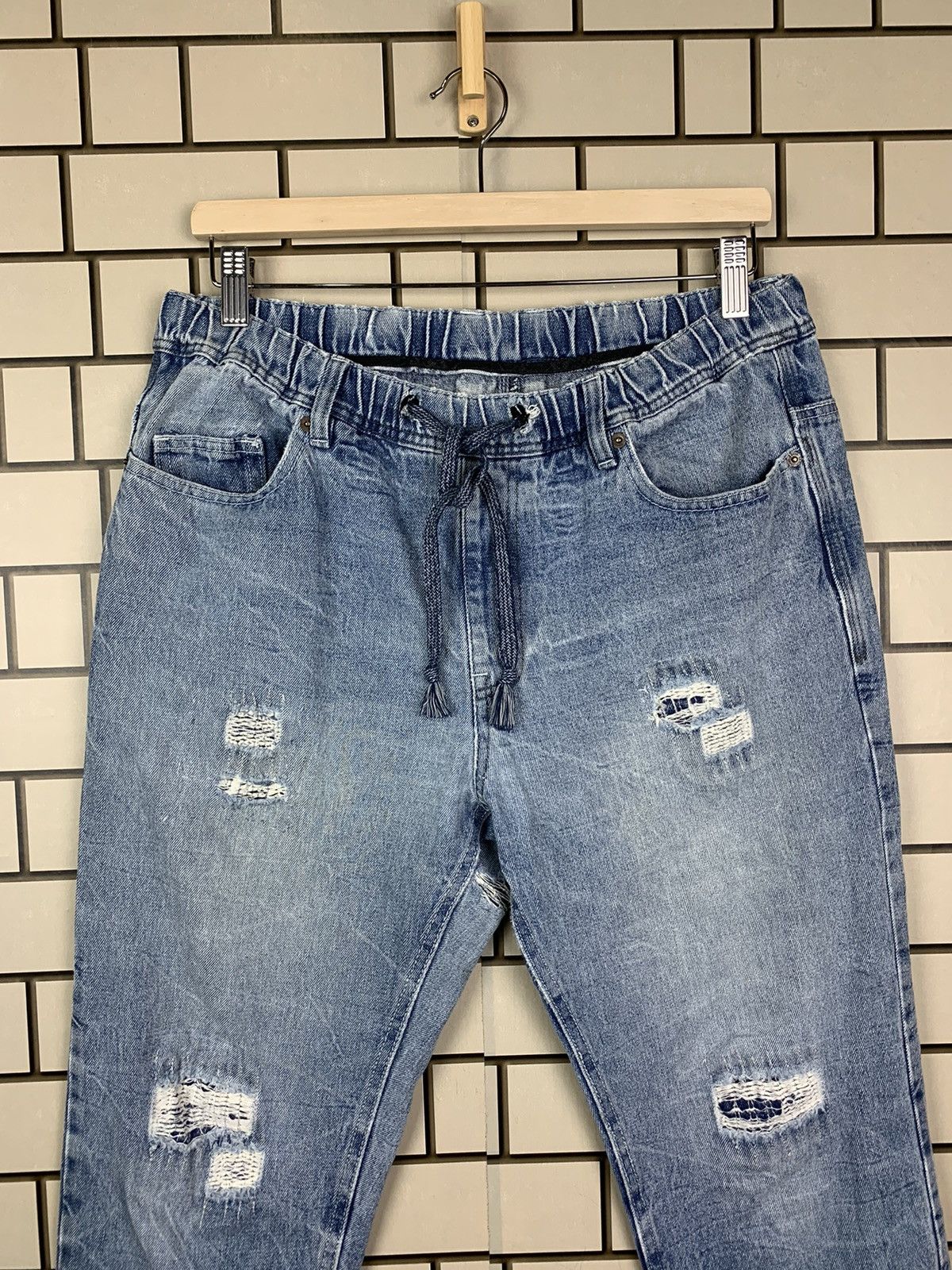 Japanese Brand Japanese Brand Patchwork Denim Size US 30 / EU 46 - 2 Thumbnail