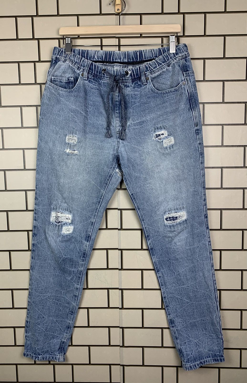 Japanese Brand Japanese Brand Patchwork Denim Size US 30 / EU 46 - 1 Thumbnail