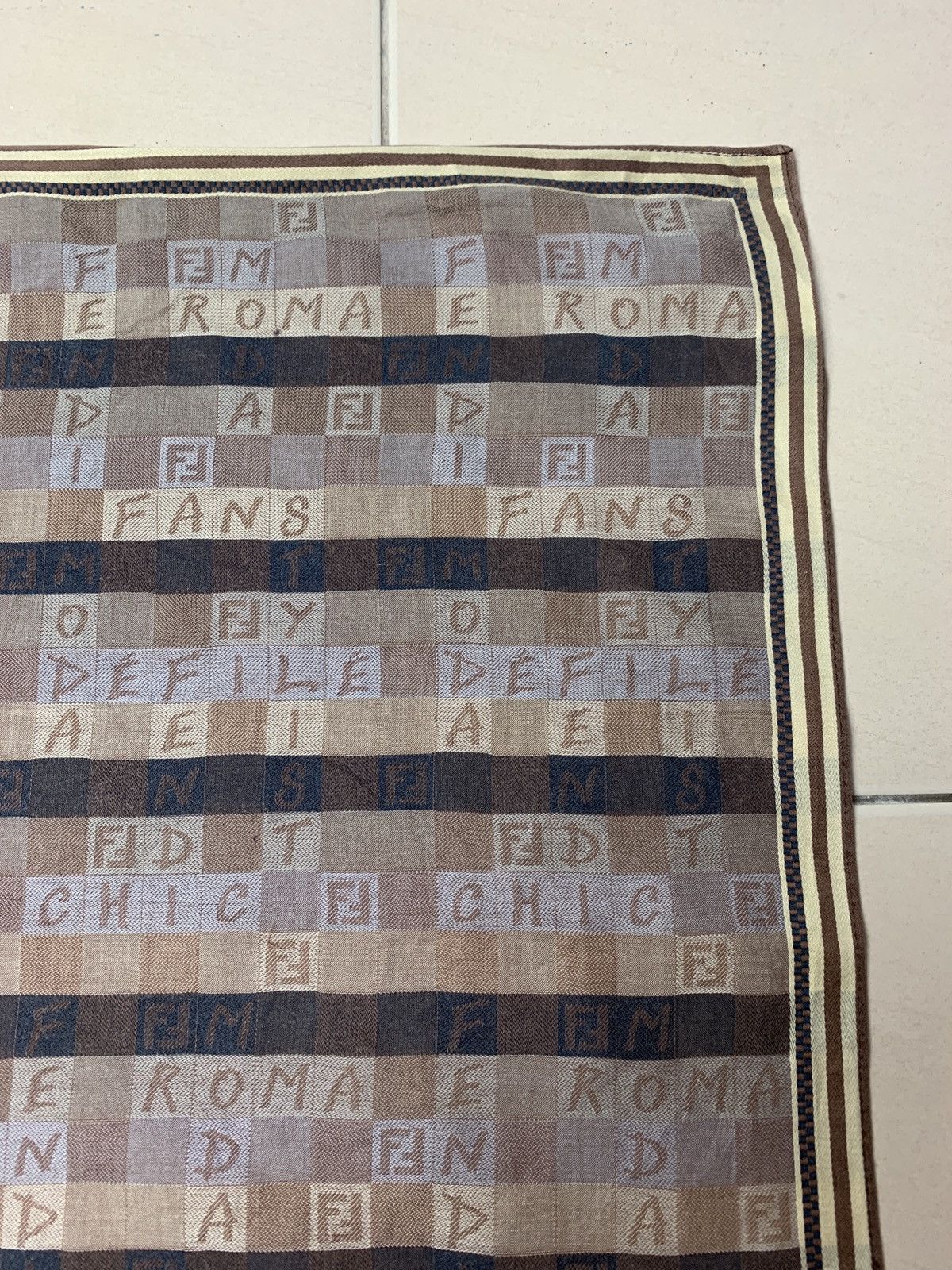 Vintage Fendi Handkerchief Pocketsquares Size ONE SIZE - 4 Thumbnail