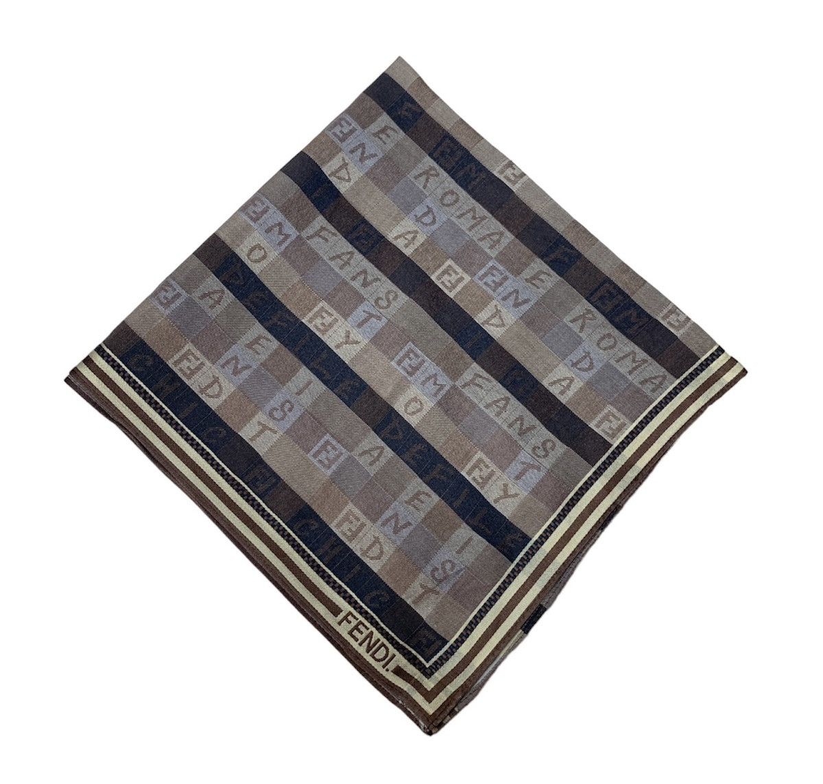 Vintage Fendi Handkerchief Pocketsquares Size ONE SIZE - 1 Thumbnail