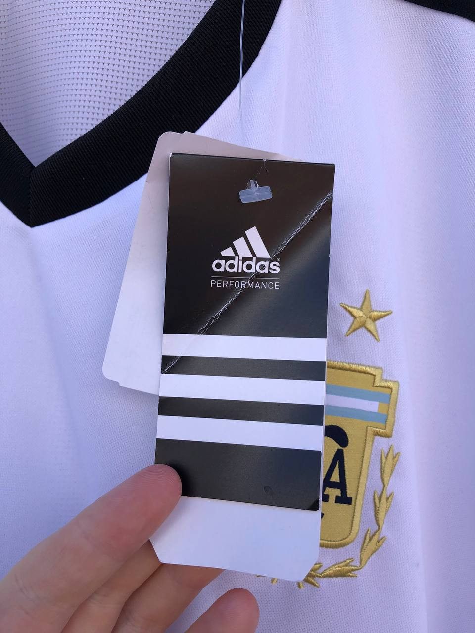 Vintage ARGENTINA HOME FOOTBALL SHIRT SOCCER JERSEY ADIDAS Size US XL / EU 56 / 4 - 3 Thumbnail