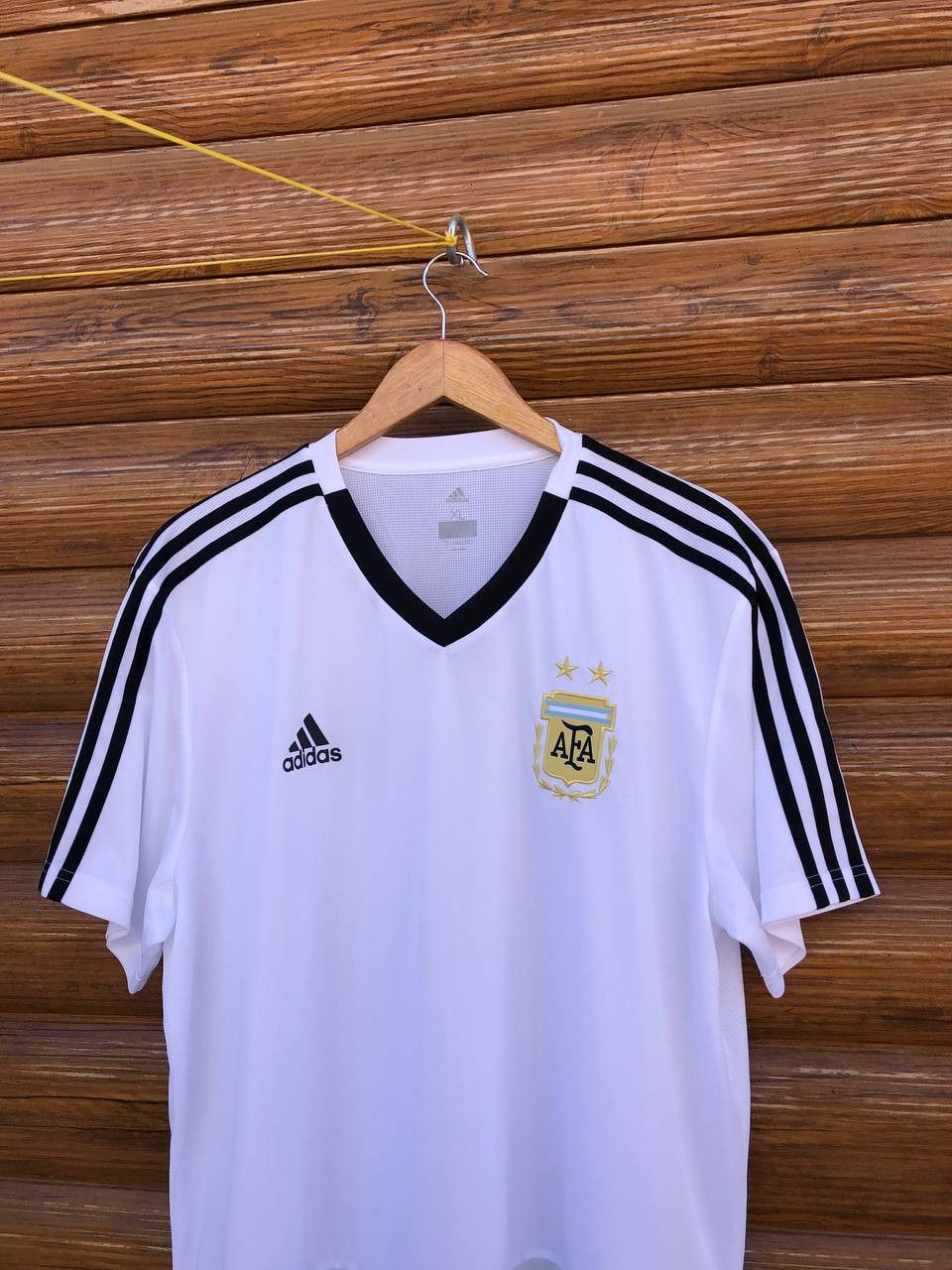 Vintage ARGENTINA HOME FOOTBALL SHIRT SOCCER JERSEY ADIDAS Size US XL / EU 56 / 4 - 2 Thumbnail