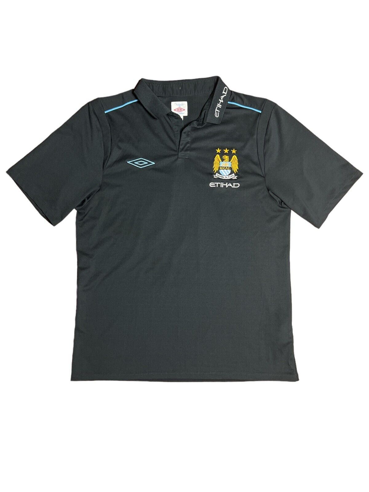 Maillot Manchester City Home 1993/1995 Umbro - Taille XL - Vintage Avec Signature