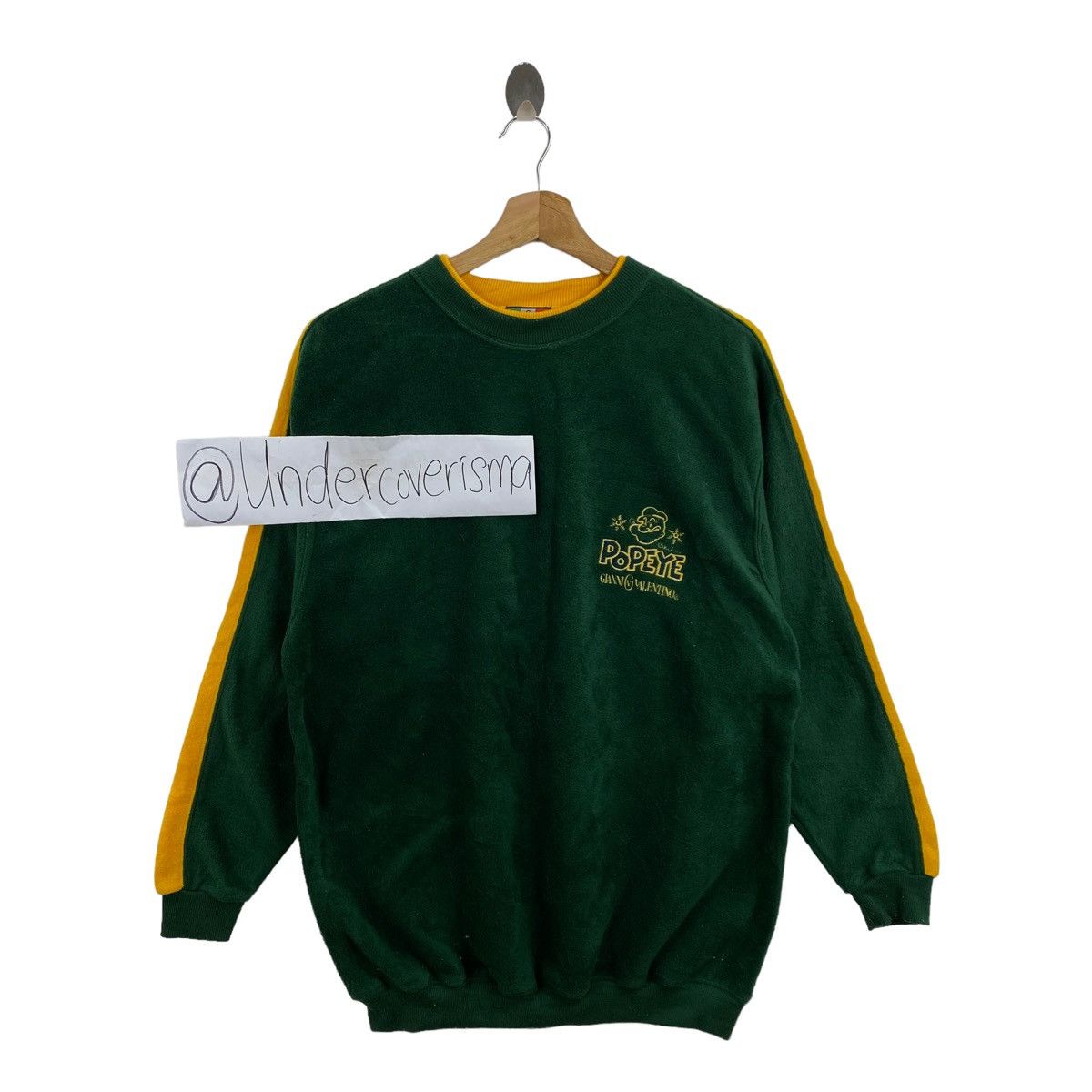 Vintage Vintage GIANNI VALENTINO ITALY Popeye Embroidered Logo Size US M / EU 48-50 / 2 - 1 Thumbnail