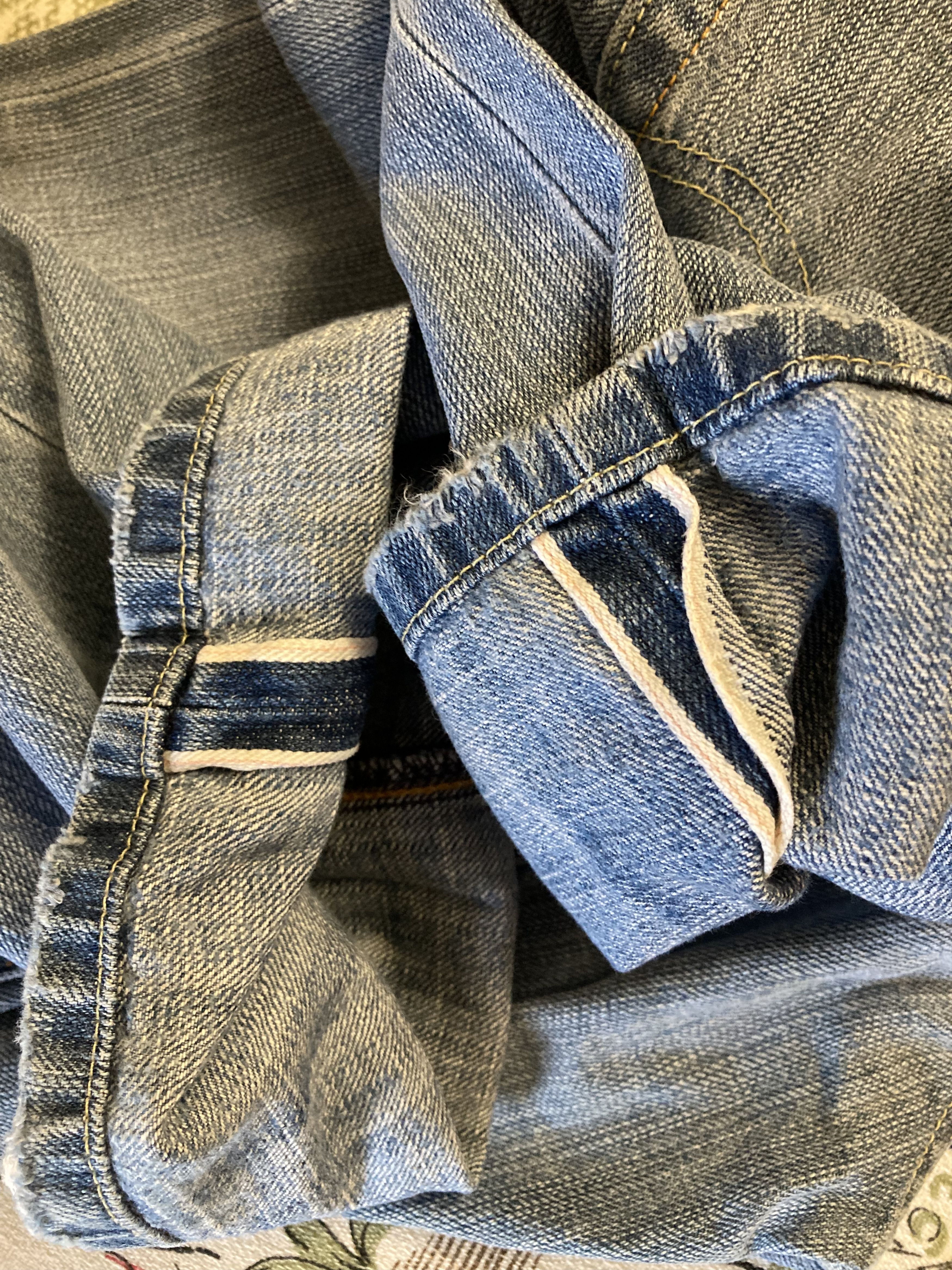 Levi's Vintage Clothing Levi's 501Distressed Selvage Denim Capital E Made in USA Size US 31 - 5 Thumbnail