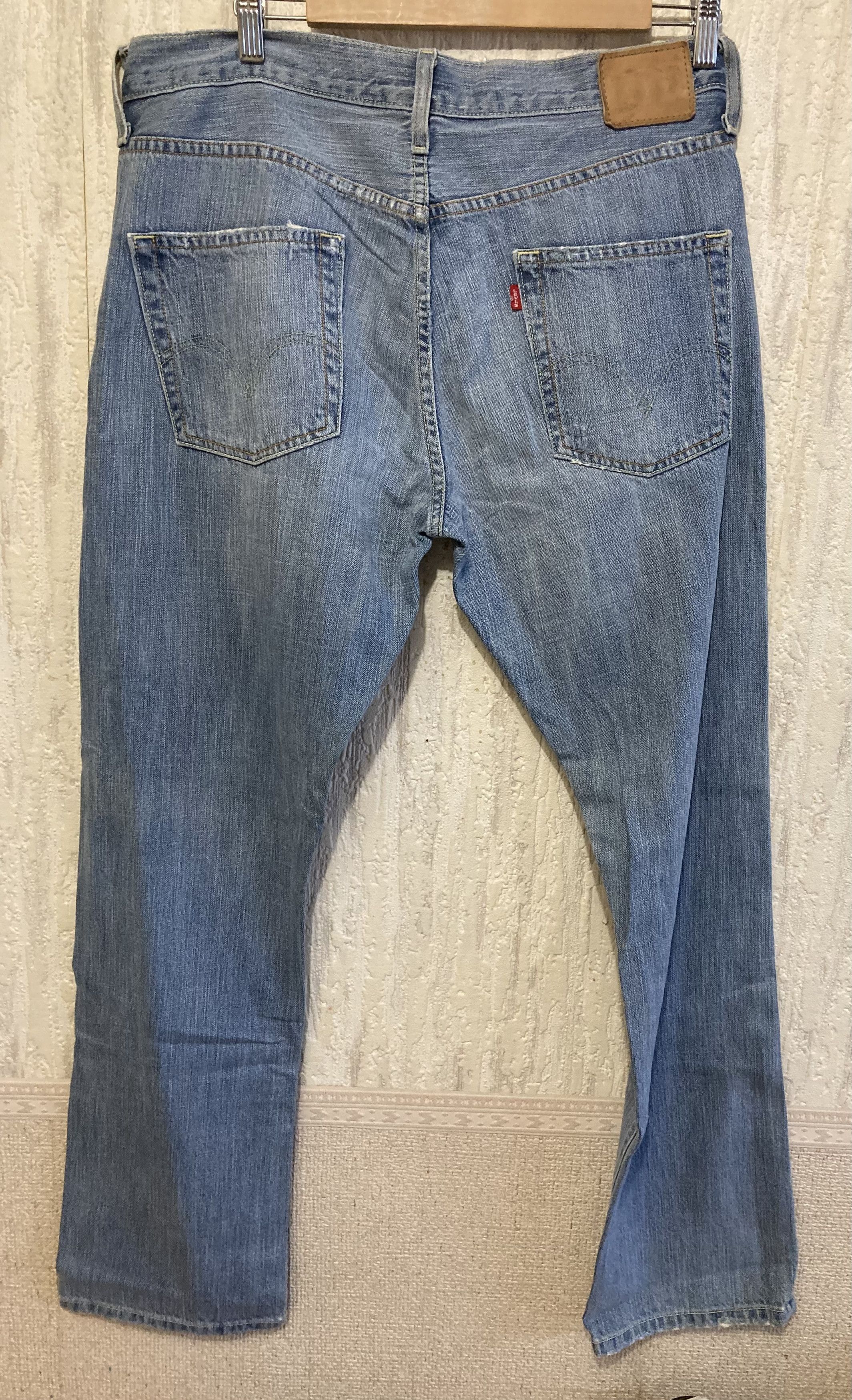 Levi's Vintage Clothing Levi's 501Distressed Selvage Denim Capital E Made in USA Size US 31 - 2 Thumbnail