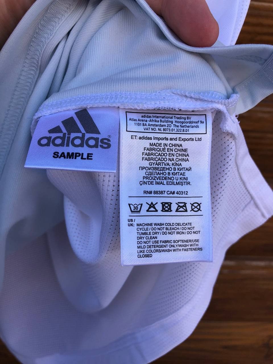 Adidas ARGENTINA HOME FOOTBALL SHIRT SOCCER JERSEY ADIDAS Size US S / EU 44-46 / 1 - 6 Thumbnail