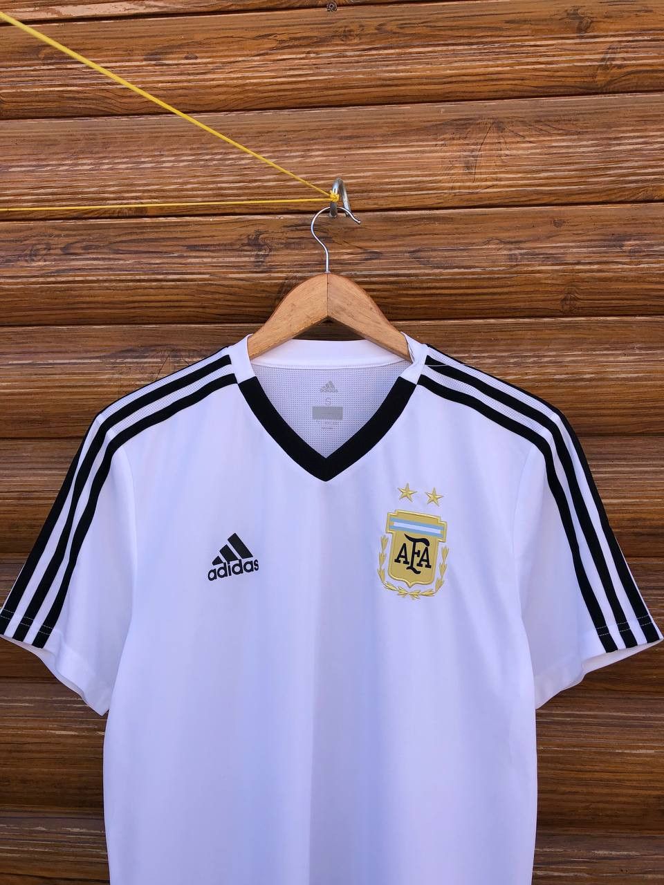 Adidas ARGENTINA HOME FOOTBALL SHIRT SOCCER JERSEY ADIDAS Size US S / EU 44-46 / 1 - 2 Thumbnail