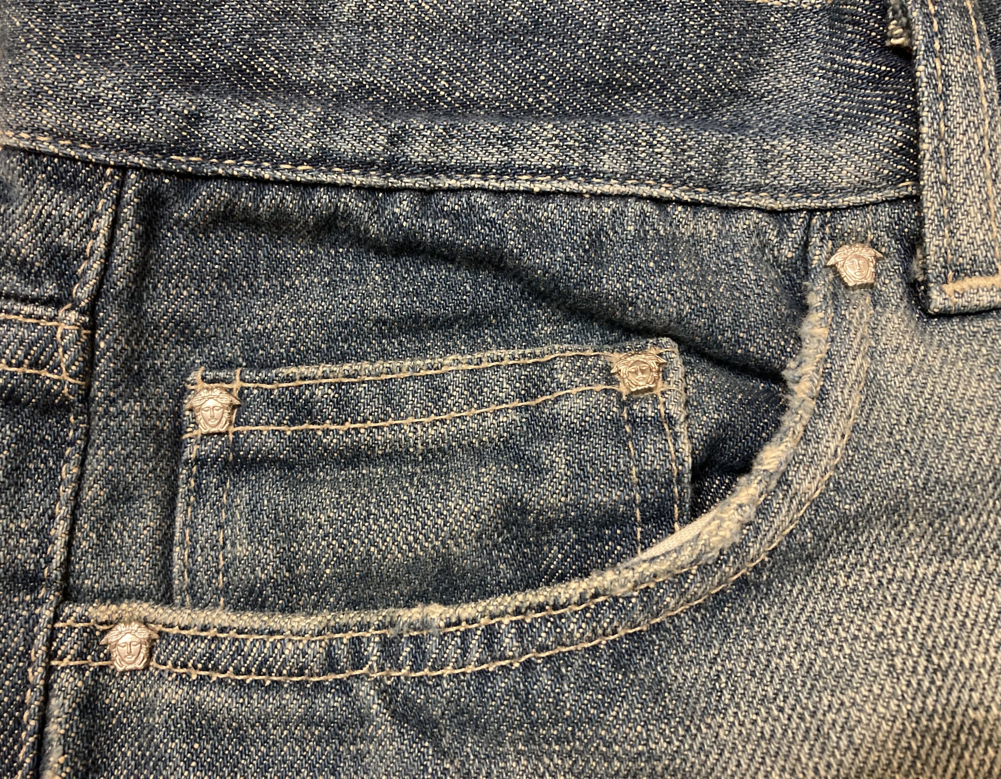 Versace Vintage Versace Jeans Couture Denim Luxury Size US 32 / EU 48 - 6 Thumbnail