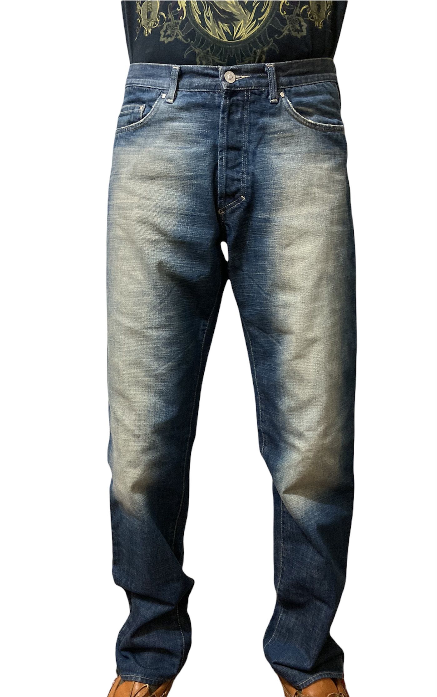 Versace Vintage Versace Jeans Couture Denim Luxury Size US 32 / EU 48 - 1 Thumbnail