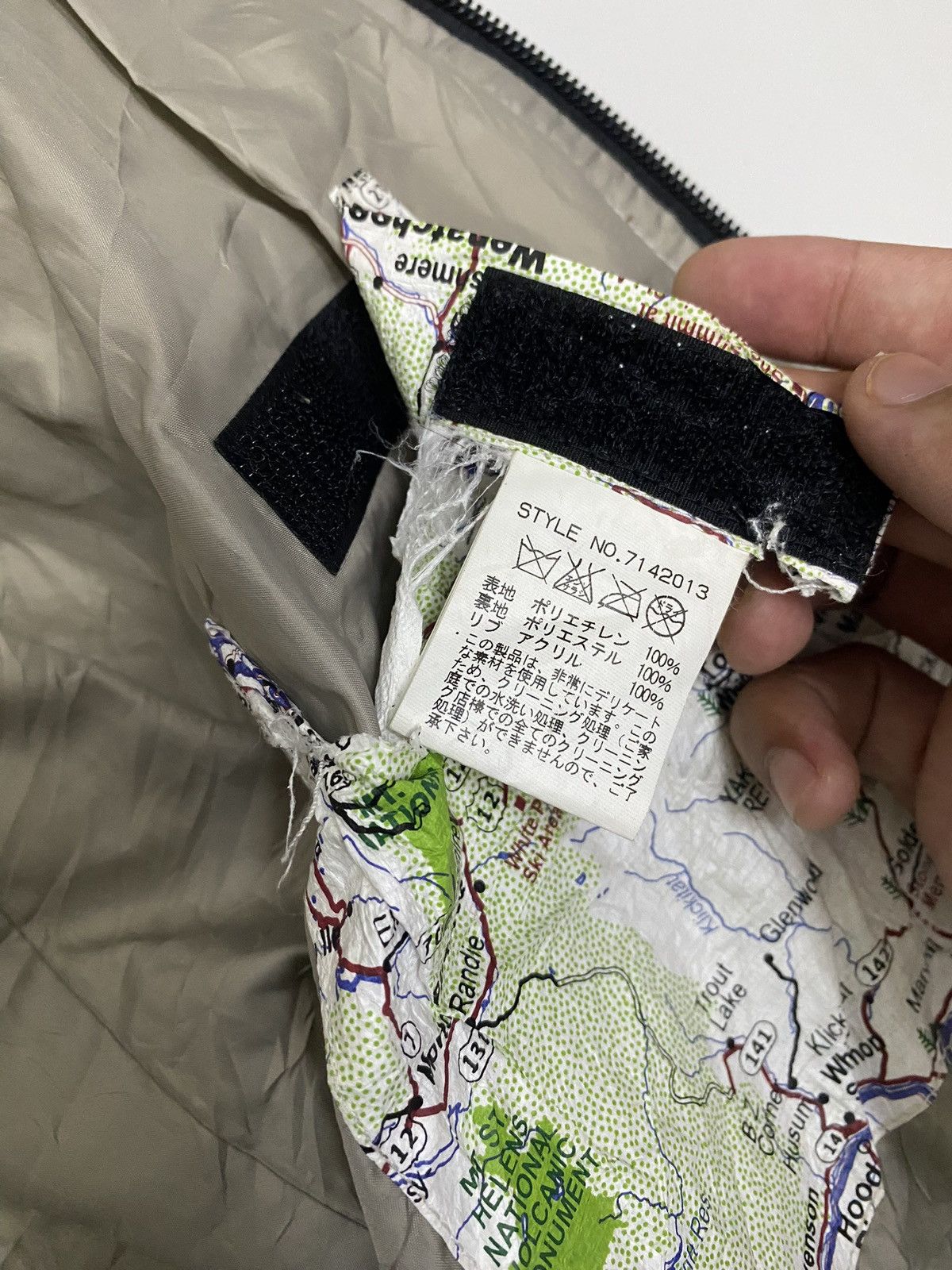 Manastash MANATASH 🇯🇵 PAPER MAP PATTERN BLOUSON JACKET UNZIPPED Size US S / EU 44-46 / 1 - 19 Thumbnail