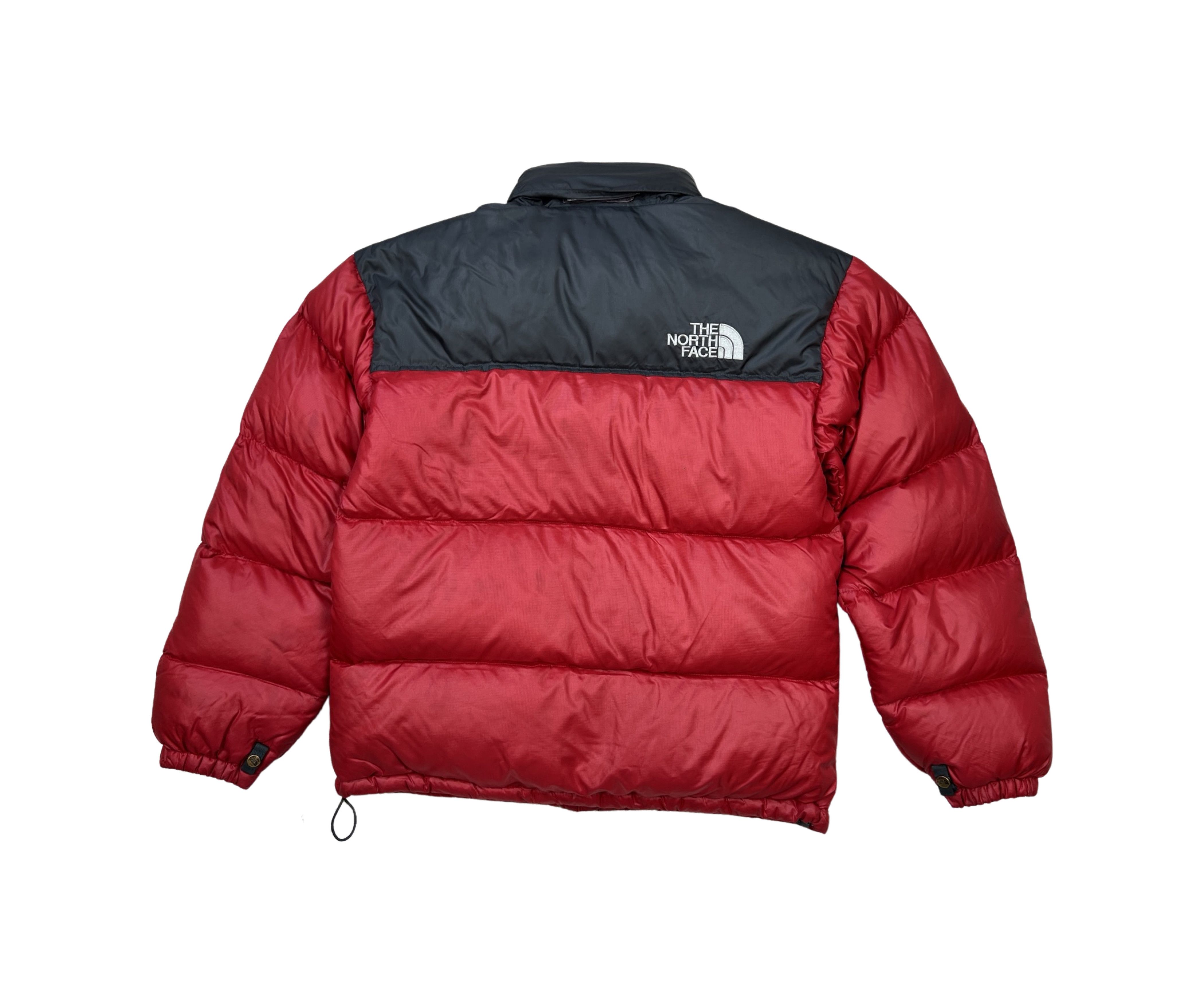 The North Face × Vintage Y2K North Face Nuptse Japan Size 90 Puffer Jacket Black Red Size US S / EU 44-46 / 1 - 2 Thumbnail