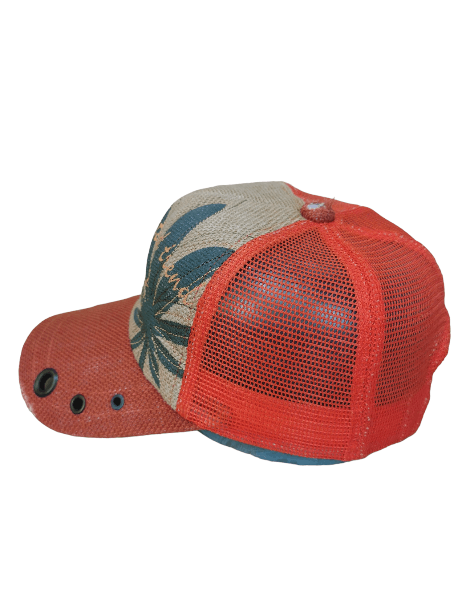 Designer VINTAGE DESIGNER CANNABIS ART TRUCKER HAT CAP Size ONE SIZE - 4 Thumbnail