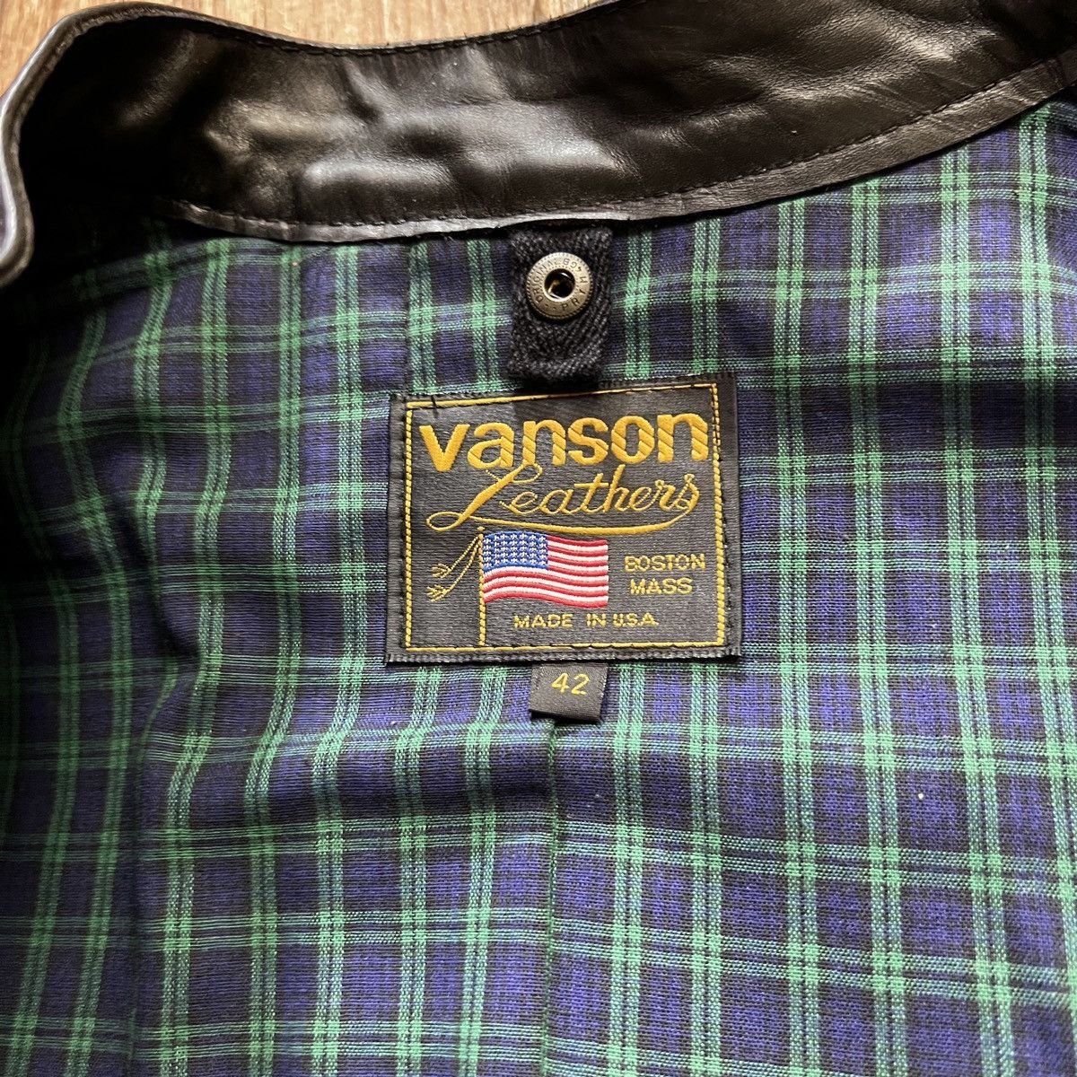 Vanson Leathers Vanson Leathers Comet Leather Jacket Size US L / EU 52-54 / 3 - 6 Thumbnail