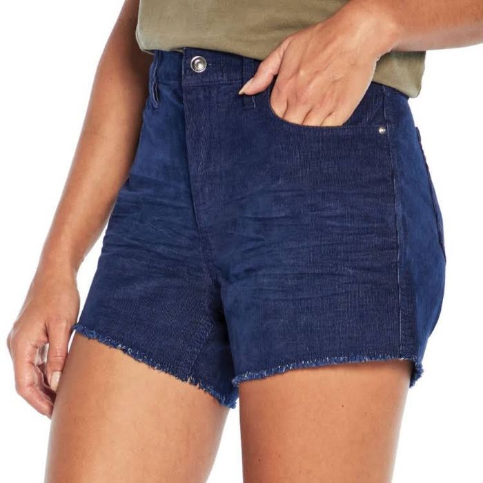 Gap Shorts Womens Size 10 Green Corduroy Cut Off Stretch 4 Inseam New