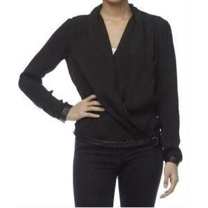 Helmut Lang Black Morse Top