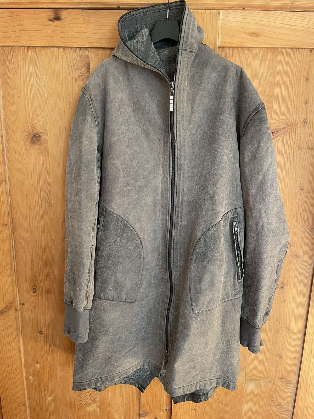 Isaac Sellam Experience Object Dyed Leather Parka Size US XXL / EU 58 / 5 - 2 Thumbnail