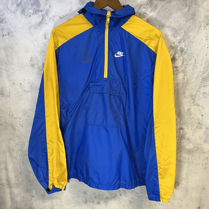 Nike Vintage NIKE 70s Rain Hoodie 1/4 Zip USA L | Grailed