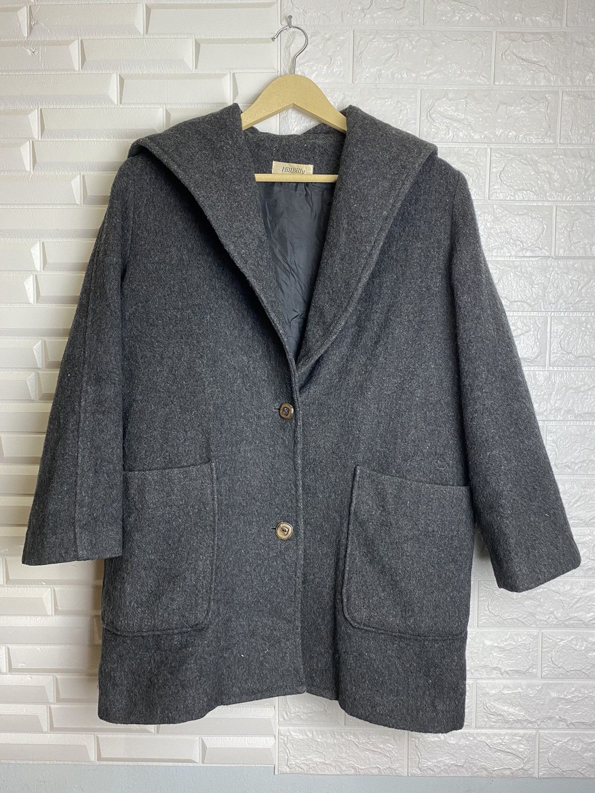 Designer × Japanese Brand × Vintage Hill Billy Coat Women Size L / US 10 / IT 46 - 2 Thumbnail