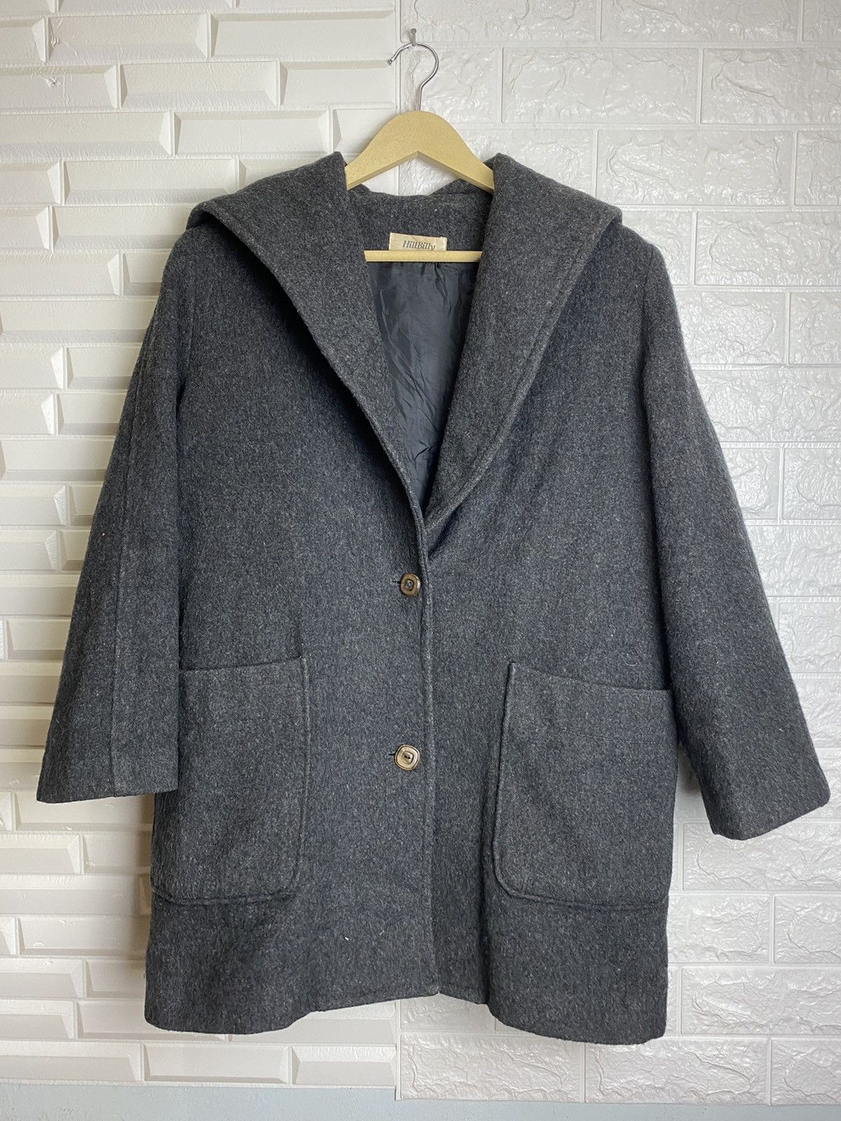 Designer × Japanese Brand × Vintage Hill Billy Coat Women Size L / US 10 / IT 46 - 1 Thumbnail