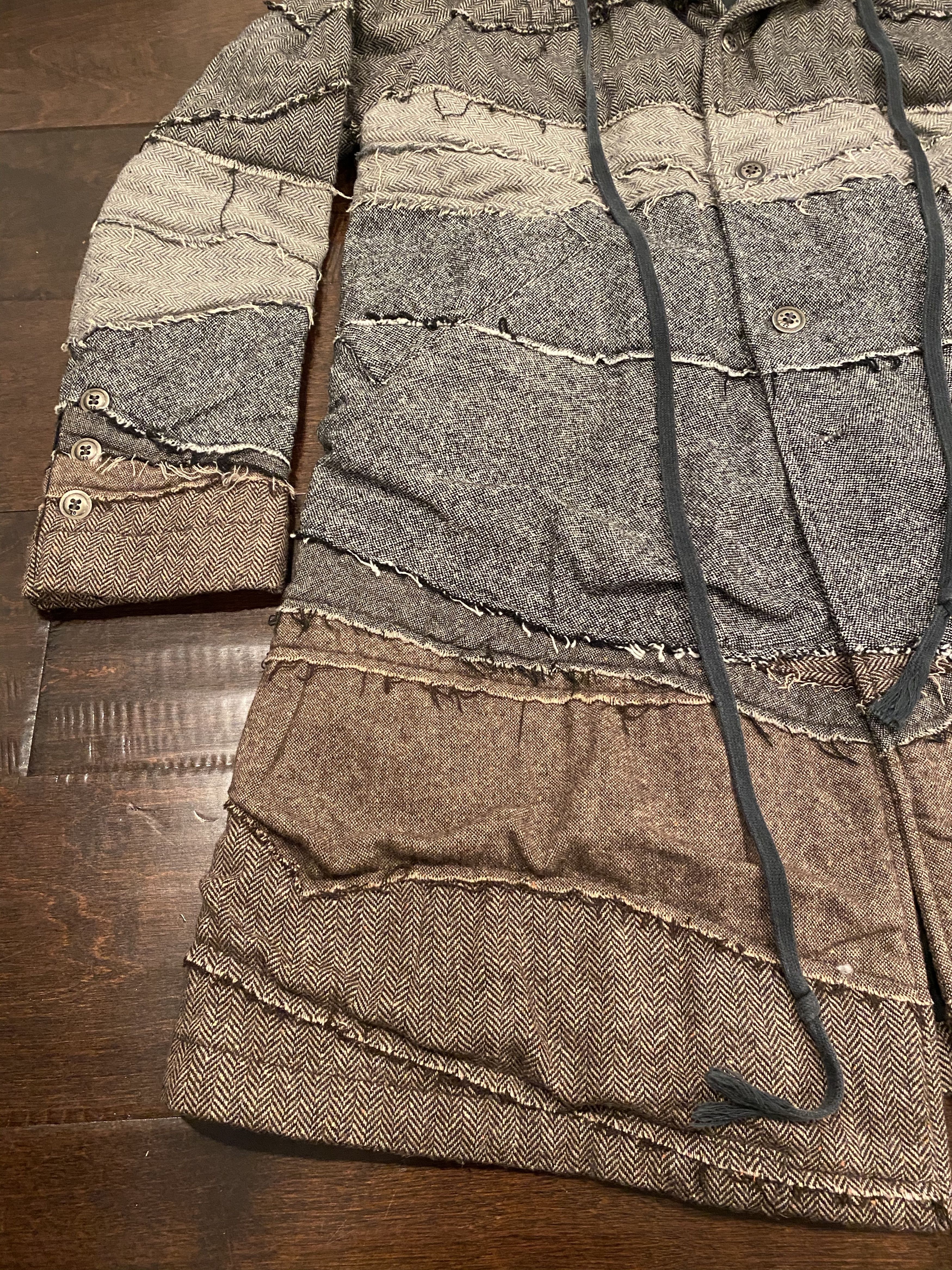Greg Lauren Greg Lauren FW19 Mixed Herringbone Artist Coat Jacket 2 Size US M / EU 48-50 / 2 - 3 Thumbnail