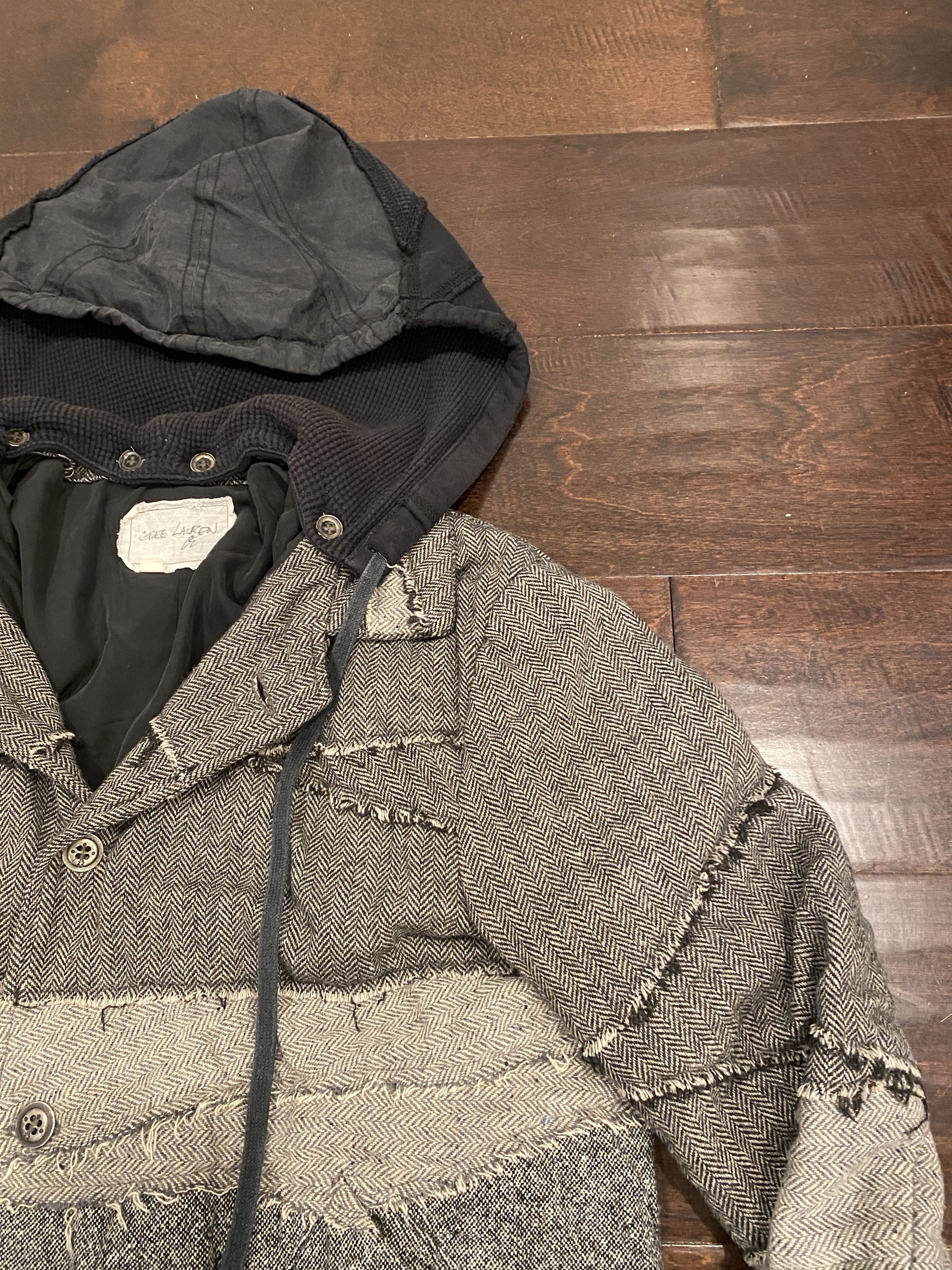 Greg Lauren Greg Lauren FW19 Mixed Herringbone Artist Coat Jacket 2 Size US M / EU 48-50 / 2 - 5 Thumbnail
