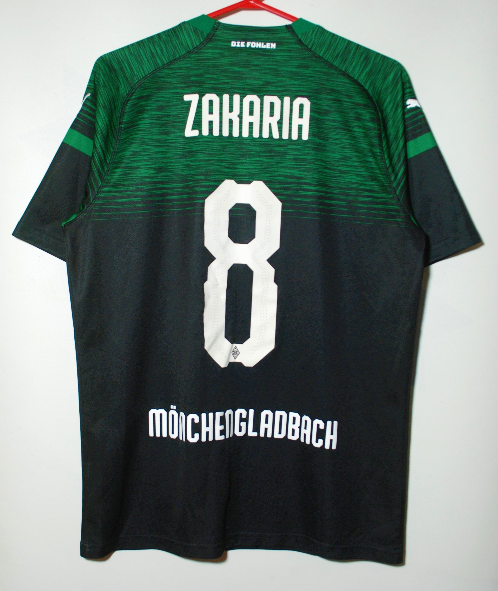 Puma BORUSSIA MONCHENGLADBACH 2018 2019 AWAY #8 ZAKARIA FOOTBALL Size US M / EU 48-50 / 2 - 2 Thumbnail