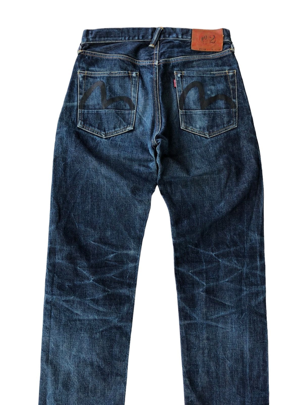 Evisu ICONIC🔥OG Evisu No 2 🇯🇵 Daicock Logo Selvaged Denim Size US 30 / EU 46 - 5 Thumbnail