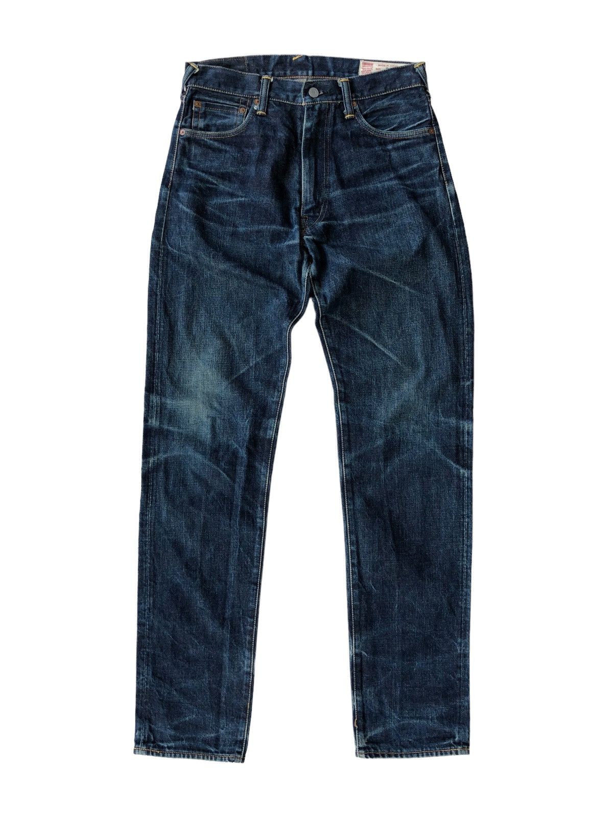 Evisu ICONIC🔥OG Evisu No 2 🇯🇵 Daicock Logo Selvaged Denim Size US 30 / EU 46 - 6 Thumbnail