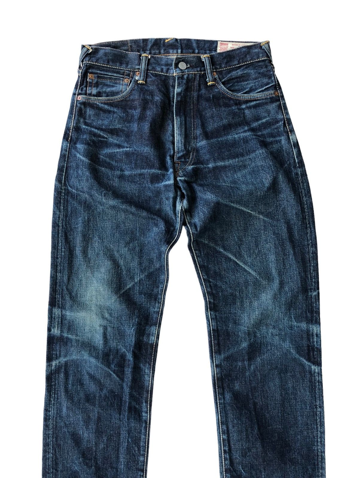 Evisu ICONIC🔥OG Evisu No 2 🇯🇵 Daicock Logo Selvaged Denim Size US 30 / EU 46 - 8 Thumbnail