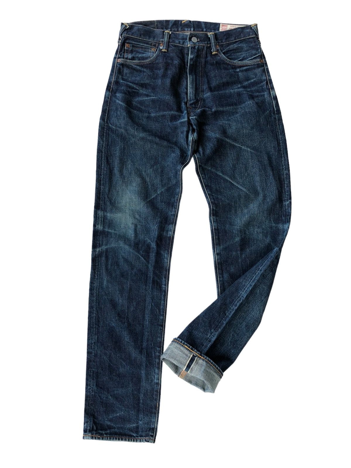 Evisu ICONIC🔥OG Evisu No 2 🇯🇵 Daicock Logo Selvaged Denim Size US 30 / EU 46 - 3 Thumbnail