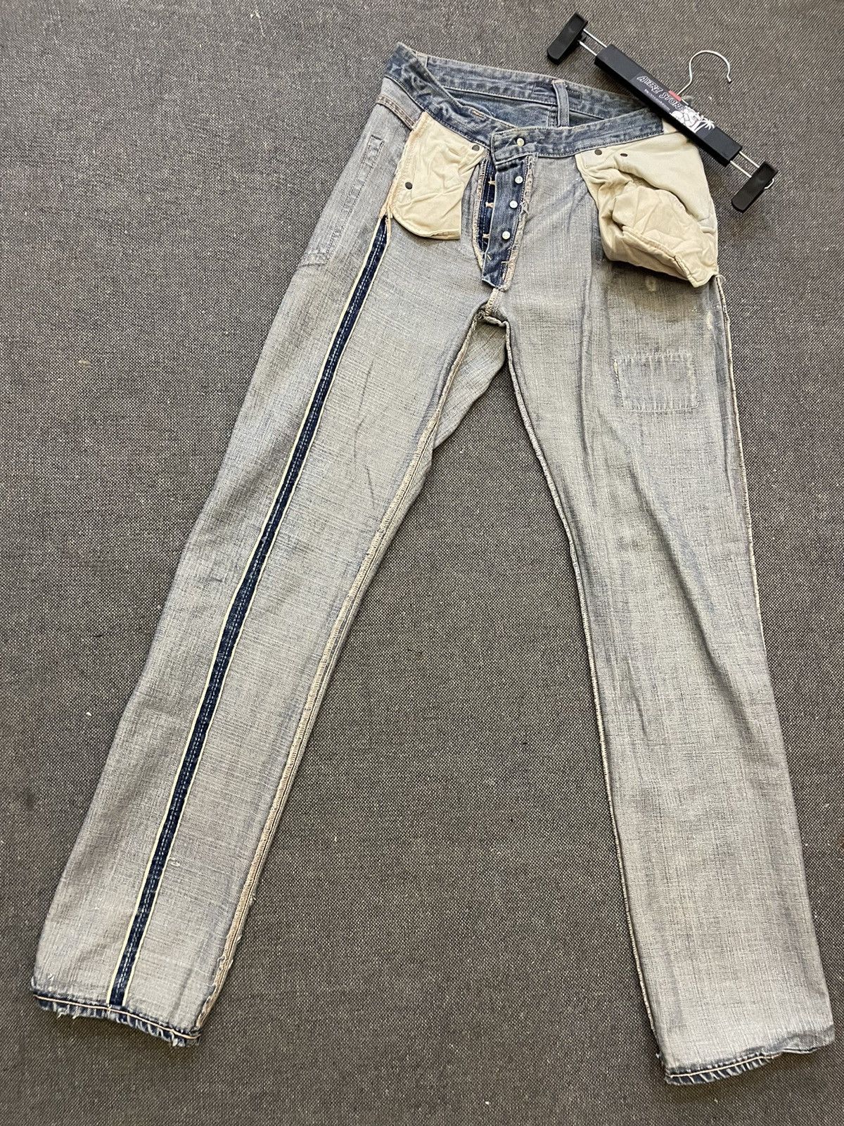 Johnbull × KOJIMA GENES John Bull Kojima Japan Distressed Selvedge Jeans Size US 30 / EU 46 - 23 Thumbnail