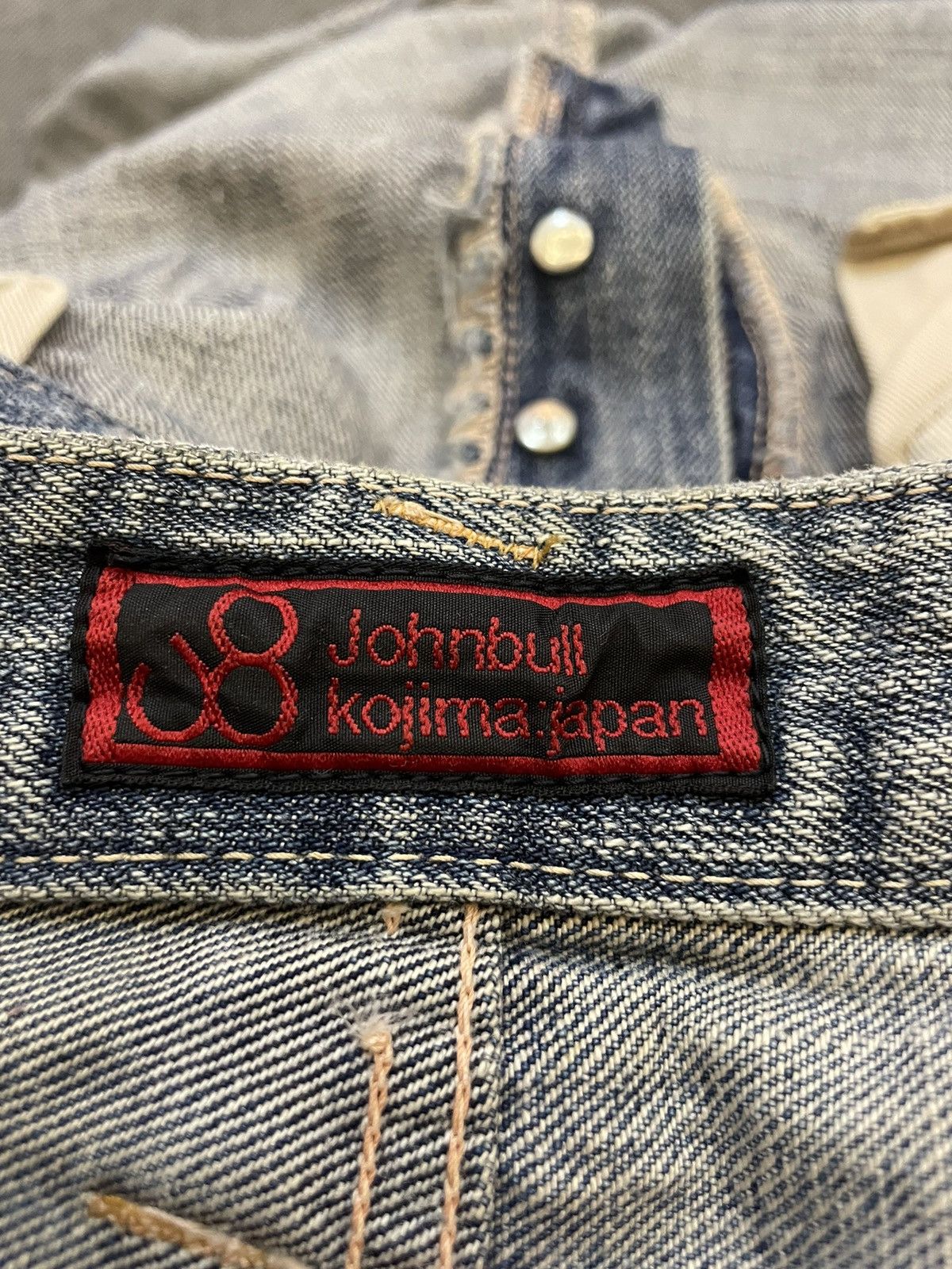 Johnbull × KOJIMA GENES John Bull Kojima Japan Distressed Selvedge Jeans Size US 30 / EU 46 - 25 Thumbnail