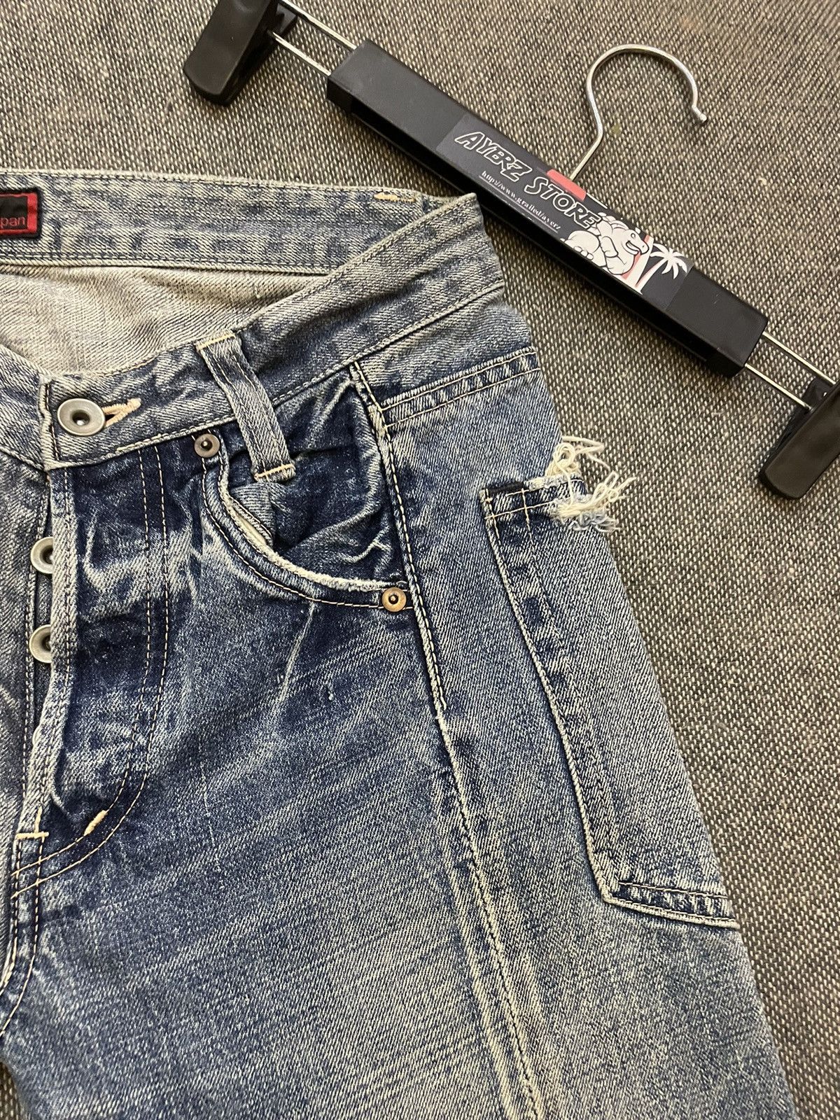 Johnbull × KOJIMA GENES John Bull Kojima Japan Distressed Selvedge Jeans Size US 30 / EU 46 - 2 Thumbnail
