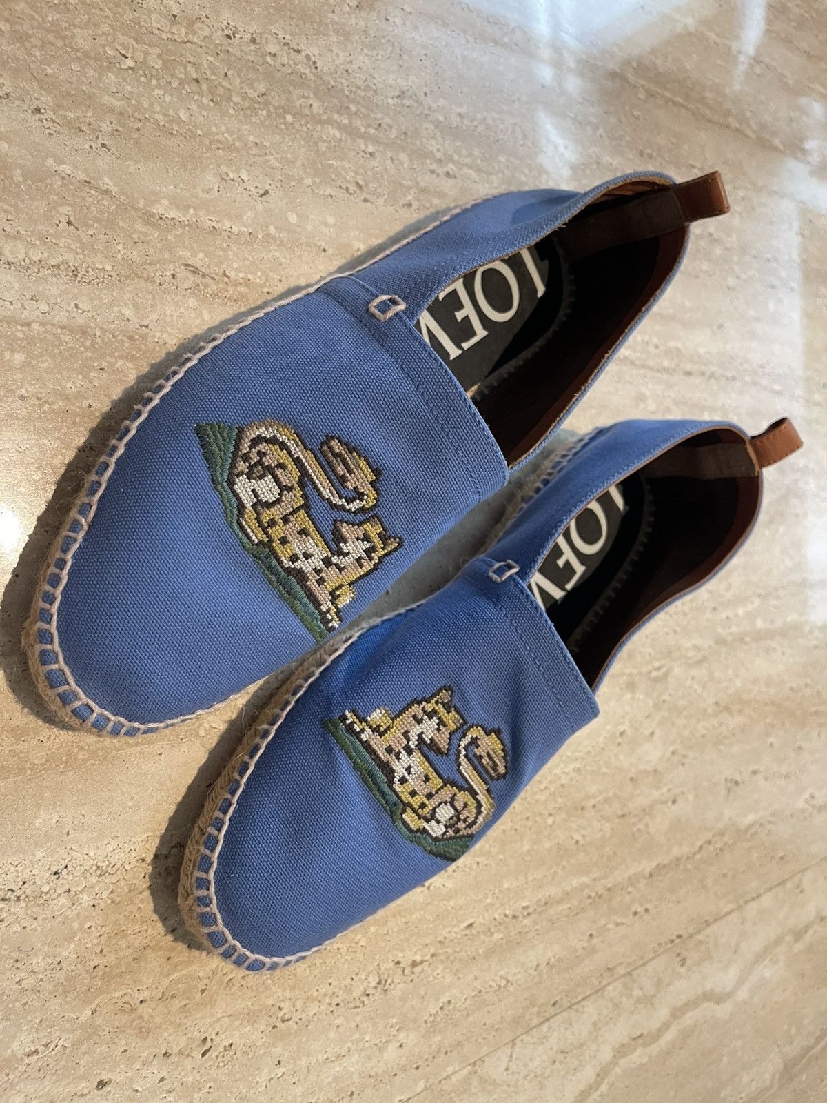 Loewe Embroidered tiger espadrille Size US 9 / EU 42 - 1 Thumbnail