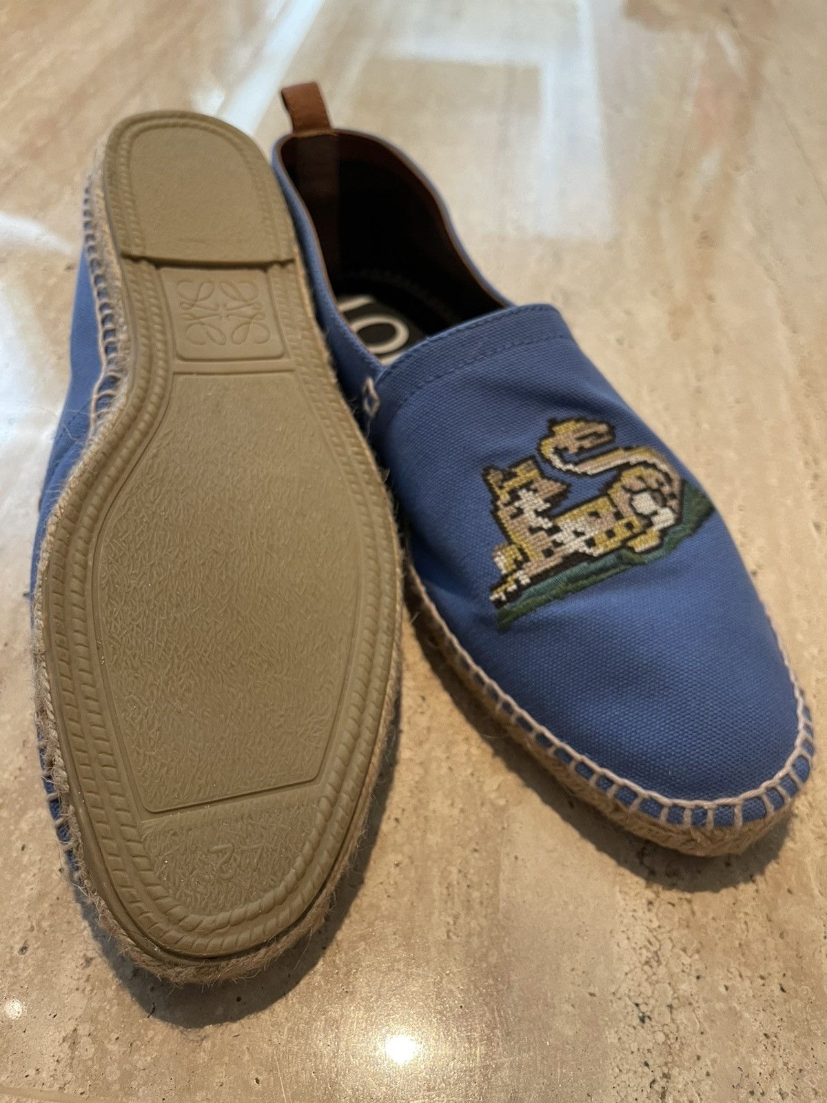 Loewe Embroidered tiger espadrille Size US 9 / EU 42 - 3 Thumbnail