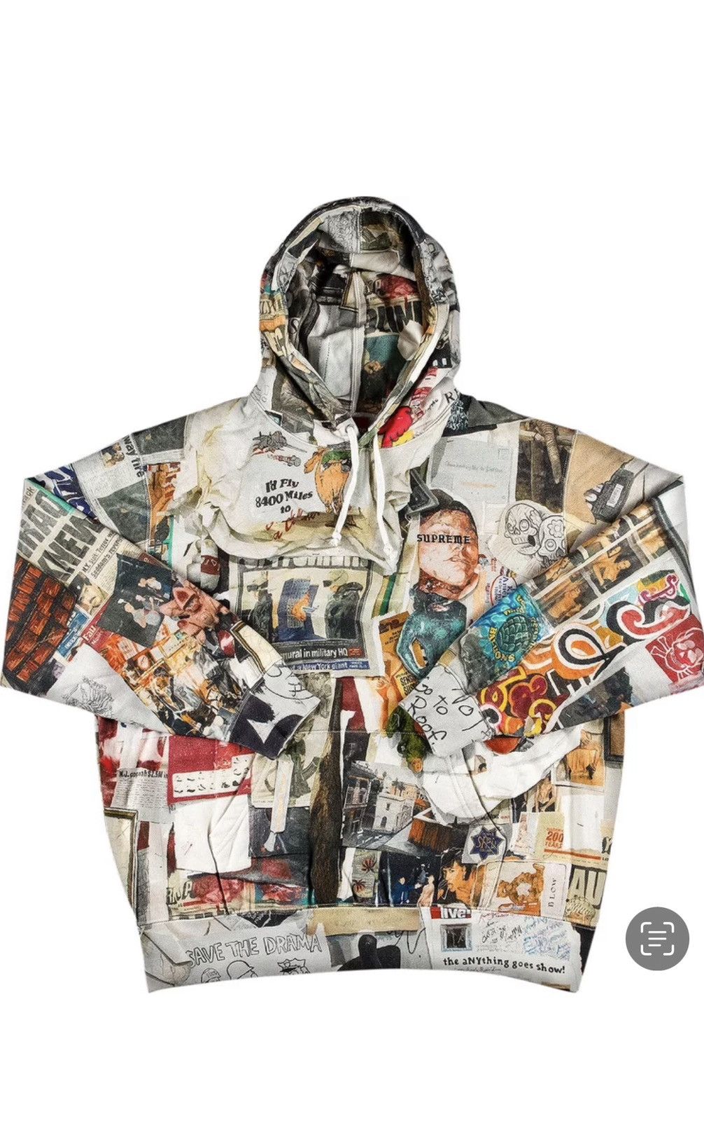 Supreme Dash's Wall hoodie | Grailed