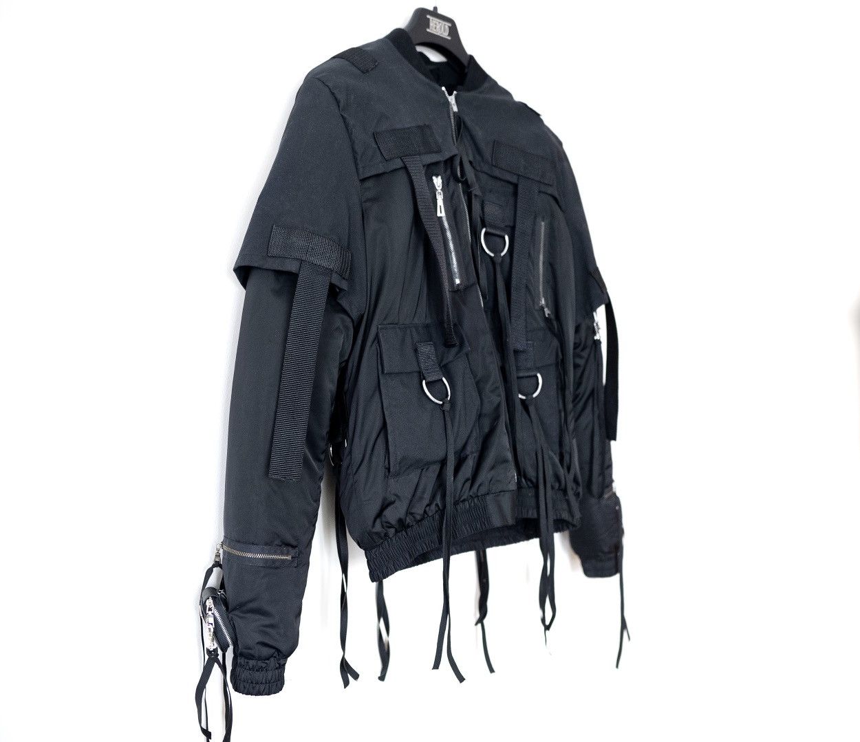 Designer Rick Owens inspired Parachute Jacket. Custom made. Size US M / EU 48-50 / 2 - 3 Thumbnail