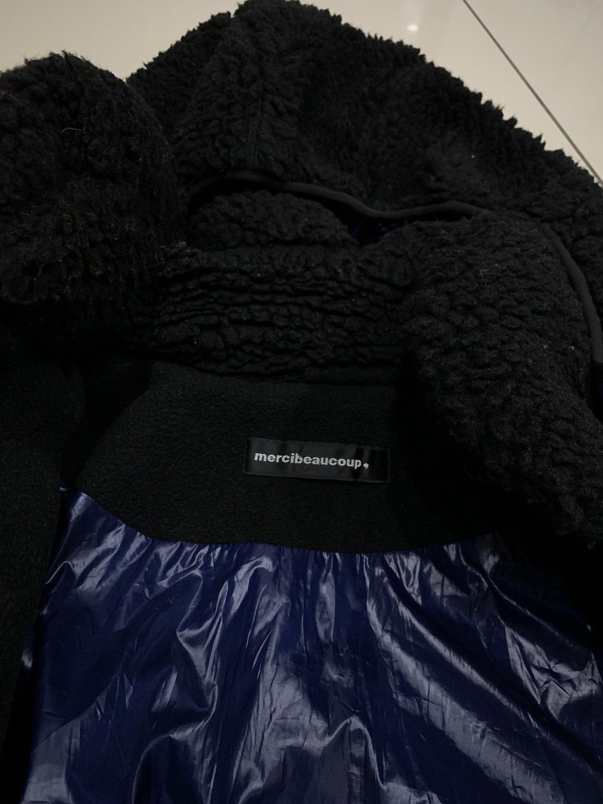 Issey Miyake ISSEY MIYAKE MERCIBEAUCOUP FLEECE FLUFFY BULKY JACKET HOODIE Size US M / EU 48-50 / 2 - 9 Thumbnail