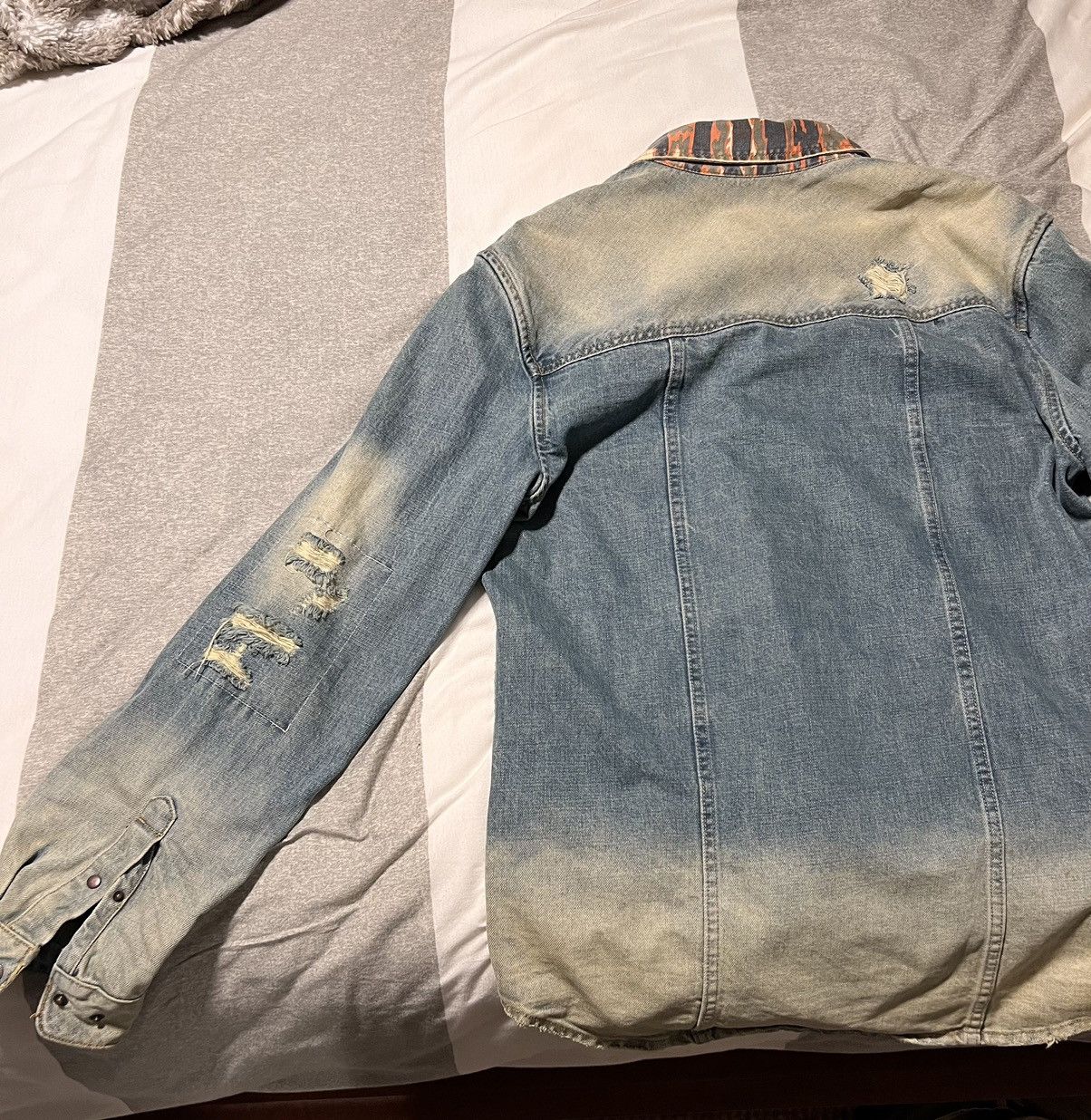 Billionaire Boys Club Billionaire Boys Club Camo Denim Jacket Size US L / EU 52-54 / 3 - 6 Thumbnail