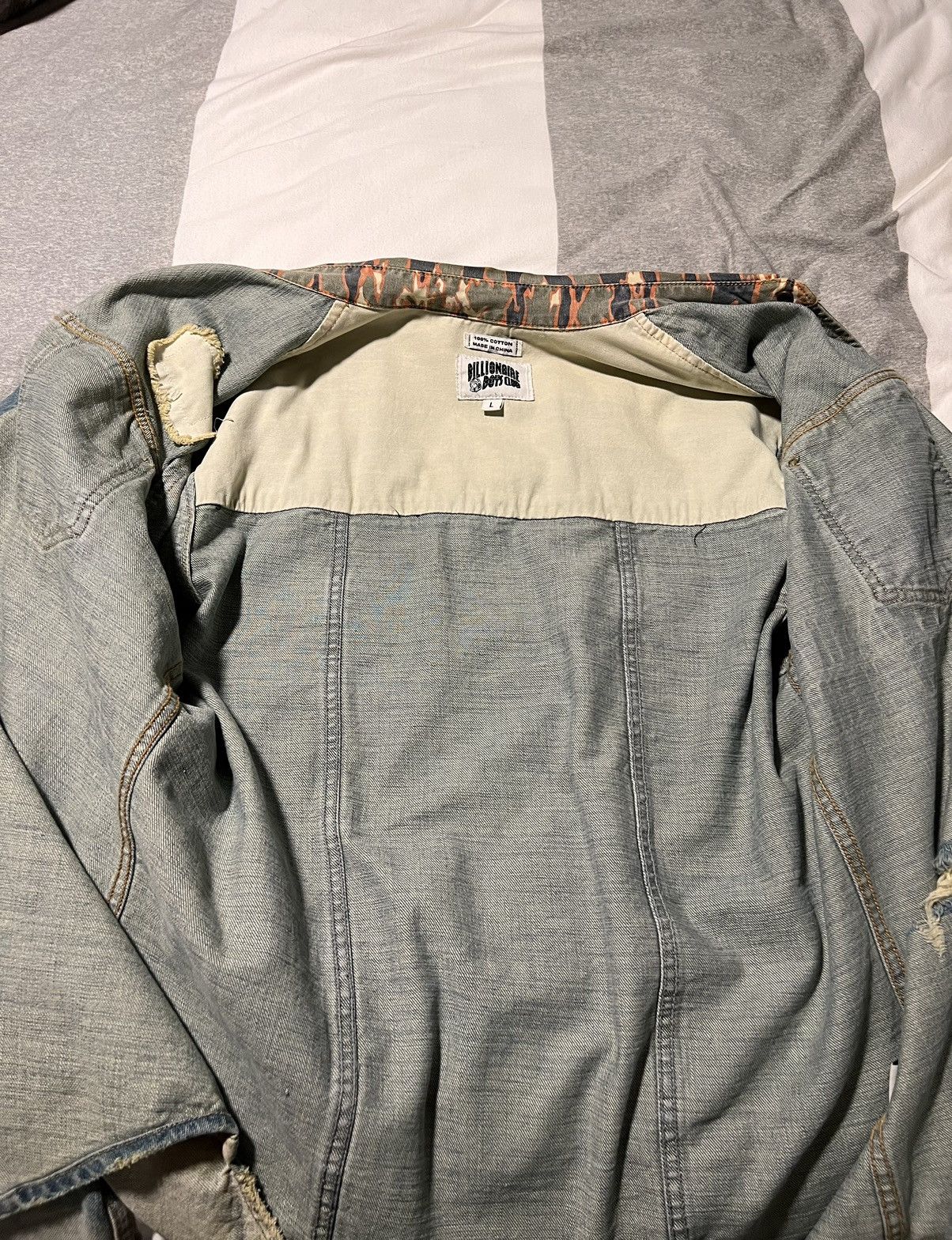 Billionaire Boys Club Billionaire Boys Club Camo Denim Jacket Size US L / EU 52-54 / 3 - 10 Thumbnail