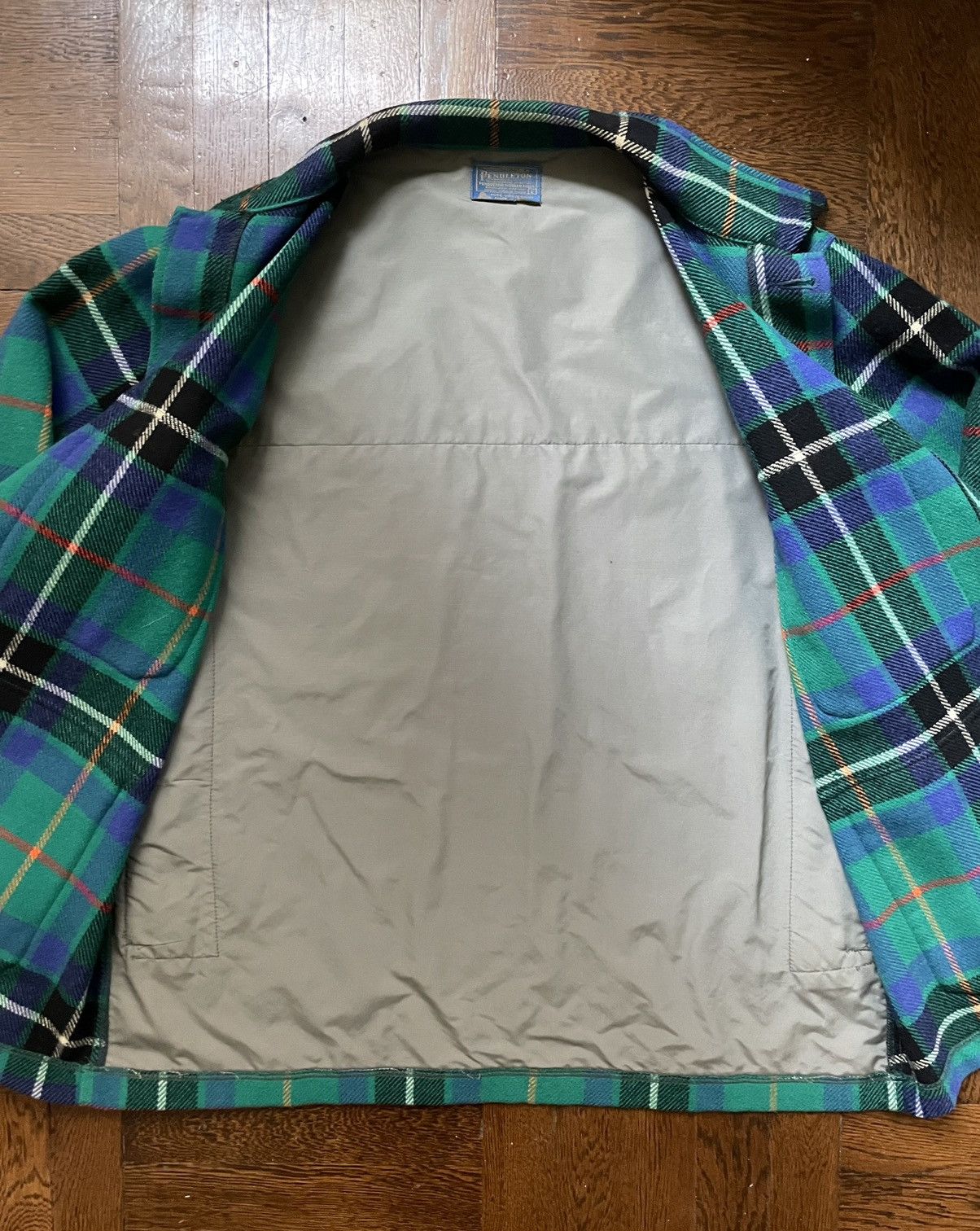 Pendleton × Vintage × Woolrich Woolen Mills LAST DROP Vtg Pendleton Wool Hunting Jacket - Plaid Mackinaw Size US L / EU 52-54 / 3 - 5 Thumbnail