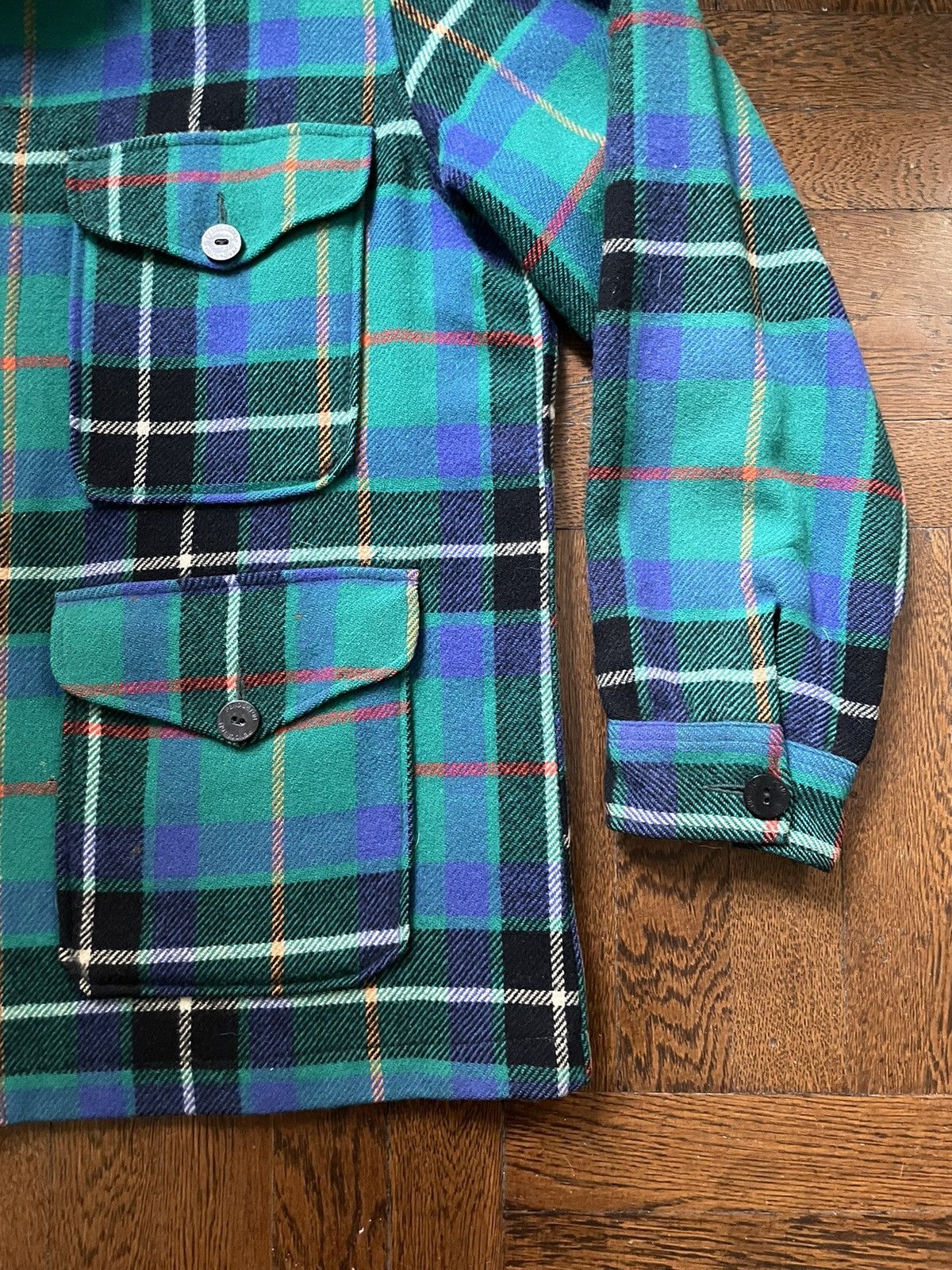 Pendleton × Vintage × Woolrich Woolen Mills LAST DROP Vtg Pendleton Wool Hunting Jacket - Plaid Mackinaw Size US L / EU 52-54 / 3 - 7 Thumbnail