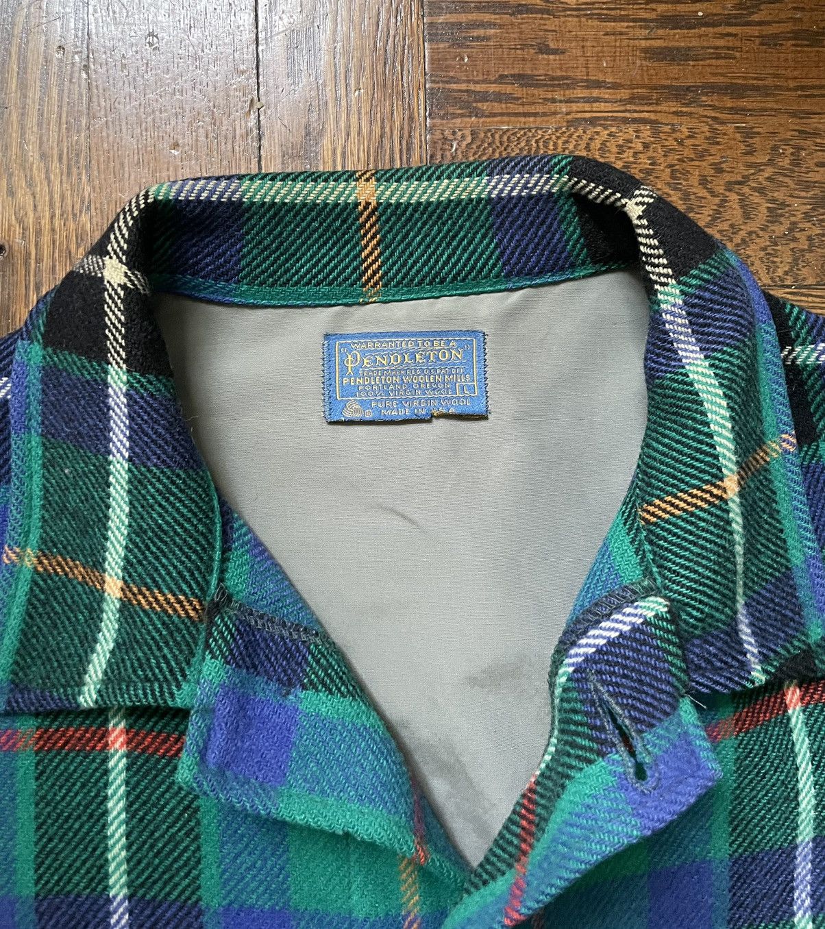 Pendleton × Vintage × Woolrich Woolen Mills LAST DROP Vtg Pendleton Wool Hunting Jacket - Plaid Mackinaw Size US L / EU 52-54 / 3 - 4 Thumbnail